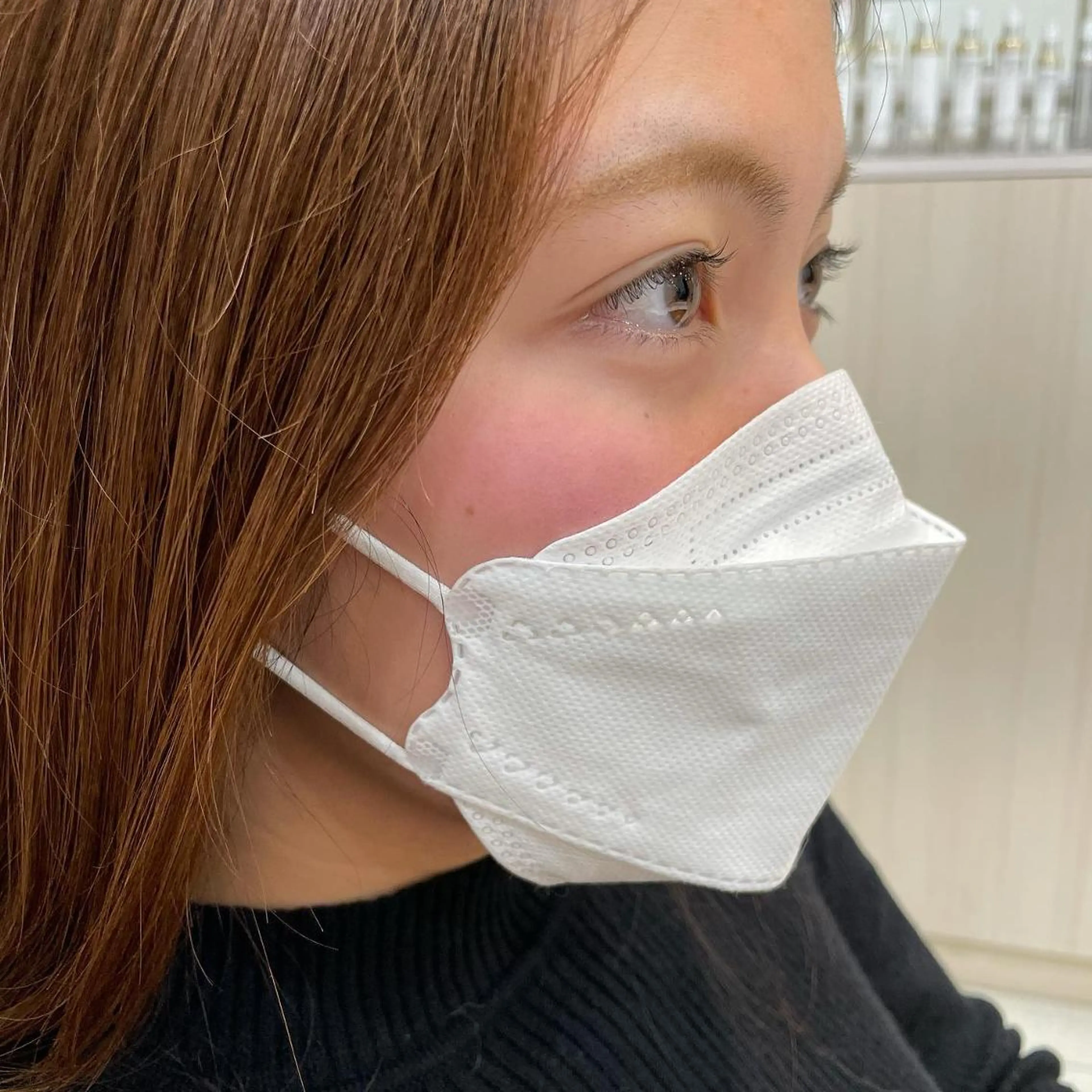 ミディアム カラー パーマ ヘアアレンジ メンズ キッズ マツエク・マツパ ミディアムパーマ メンズパーマ まつげパーマ 一重×まつ毛パーマ sara 荒井店のヘアスタイル