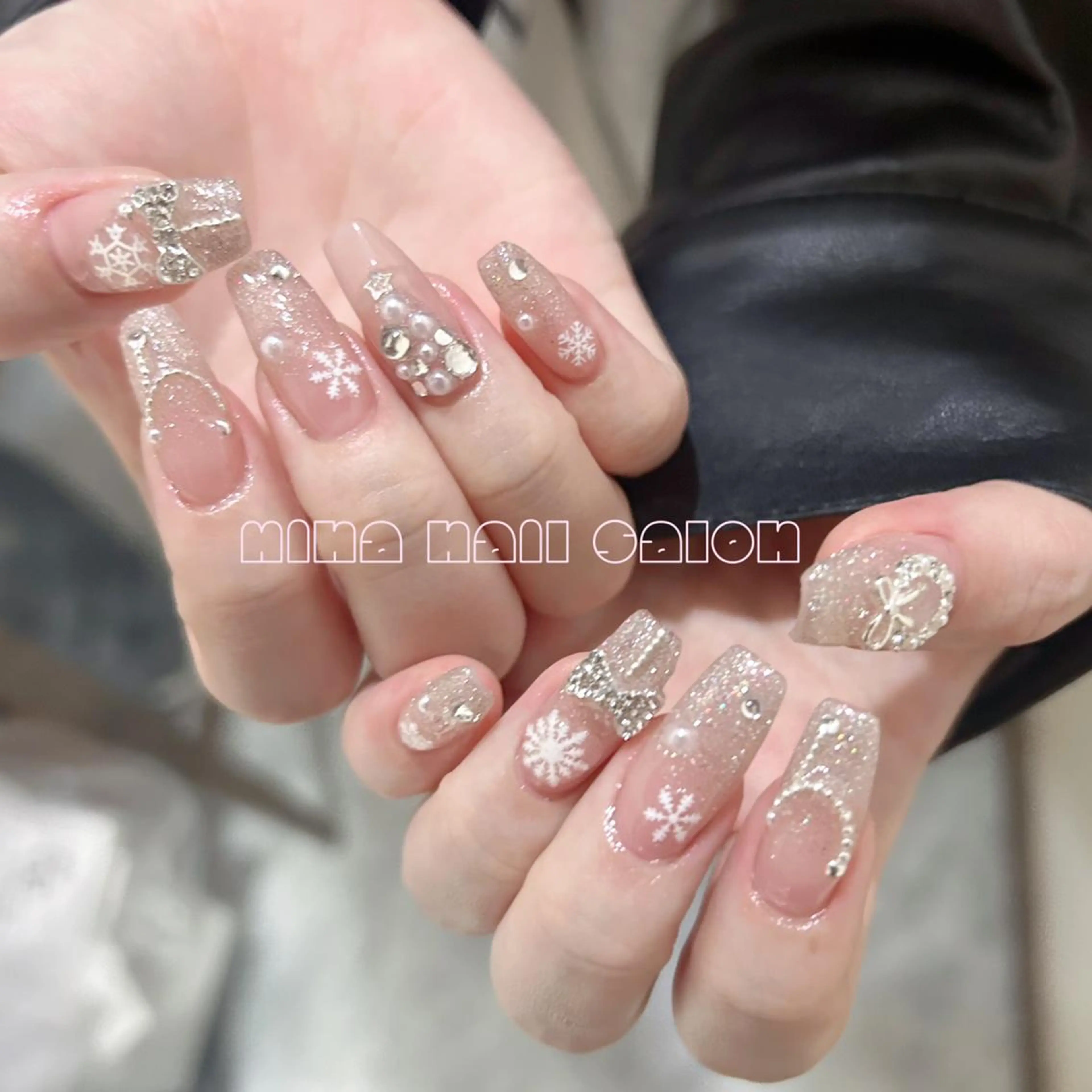 ネイル Mina🧸 韓国風ネイル🎀のネイルデザイン