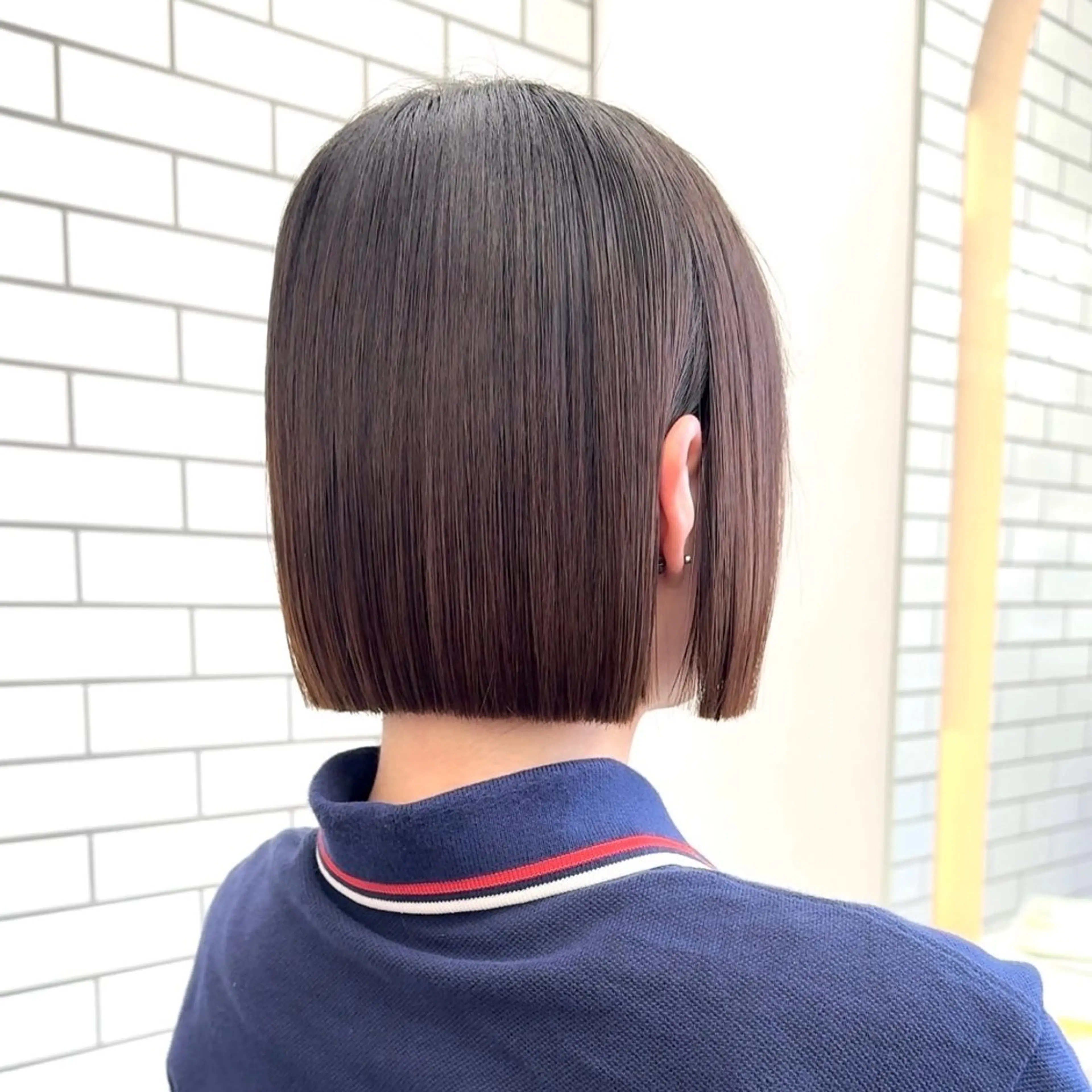 ミディアム カット 縮毛矯正 トリートメント 銀座/韓国レイヤー髪 質改善/RYUのヘアスタイル