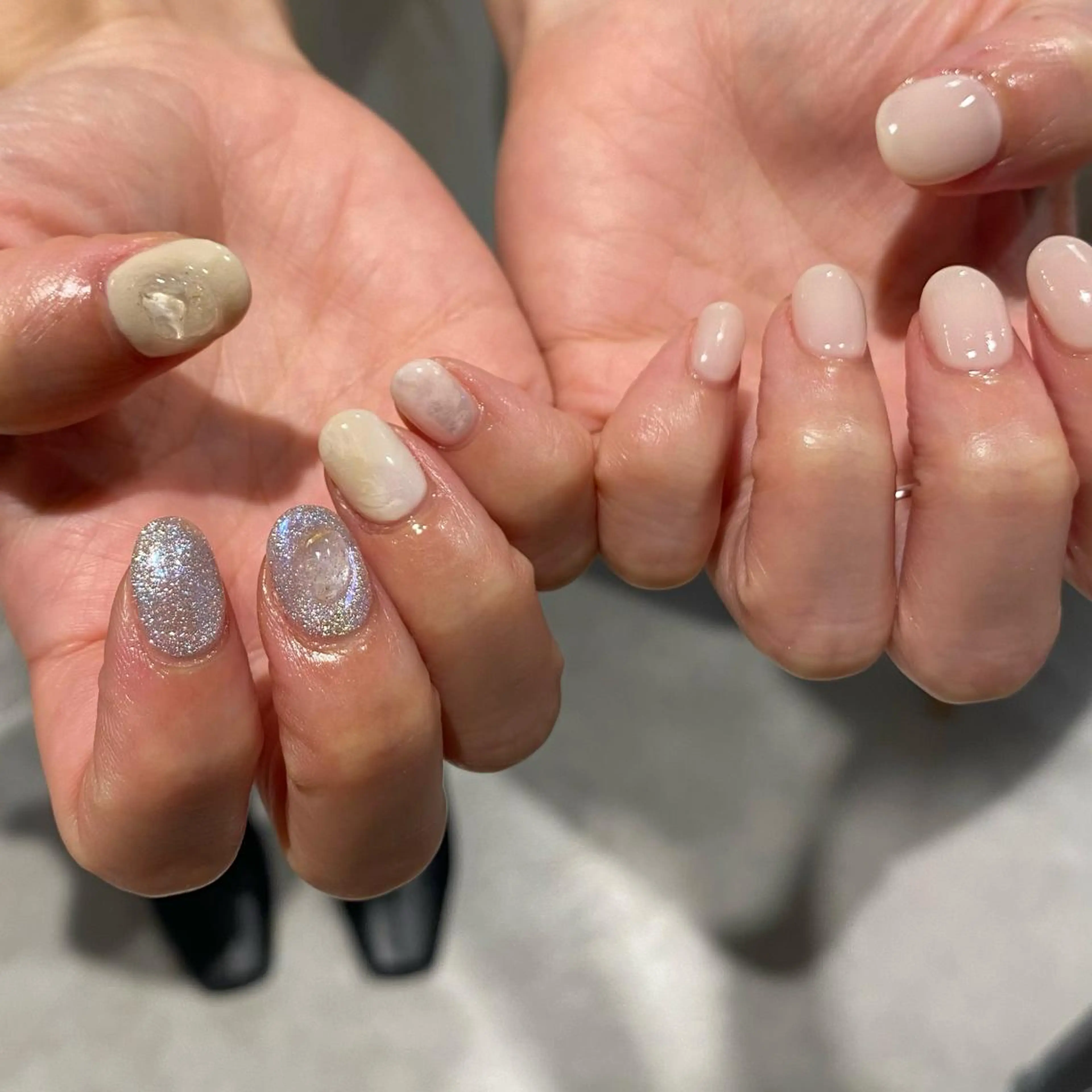 ネイル ニュアンスネイル ハンドネイル RINO AMANE nailのネイルデザイン