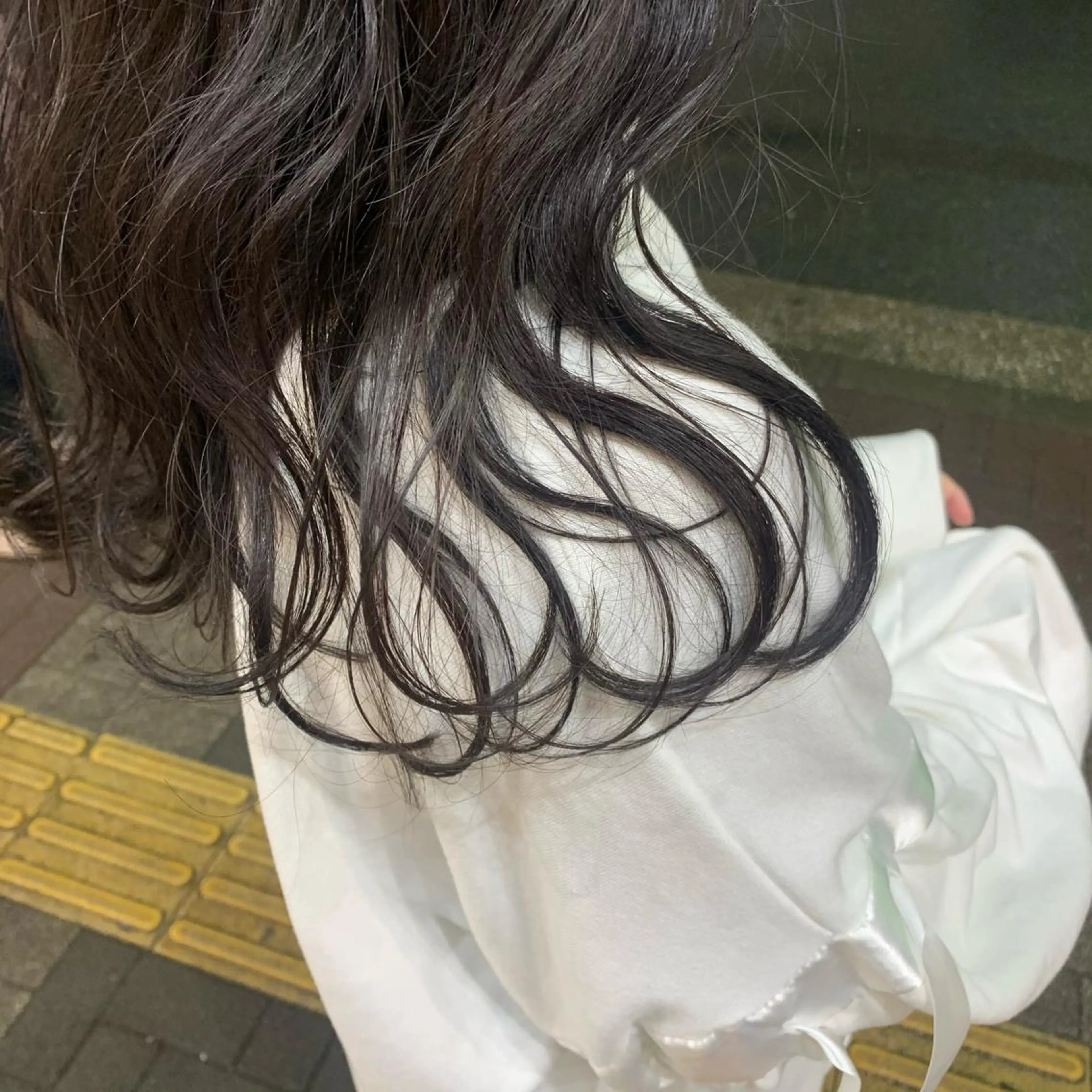 セミロング カラー 透明感カラー 韓国ヘア🦋 MIYUのヘアスタイル