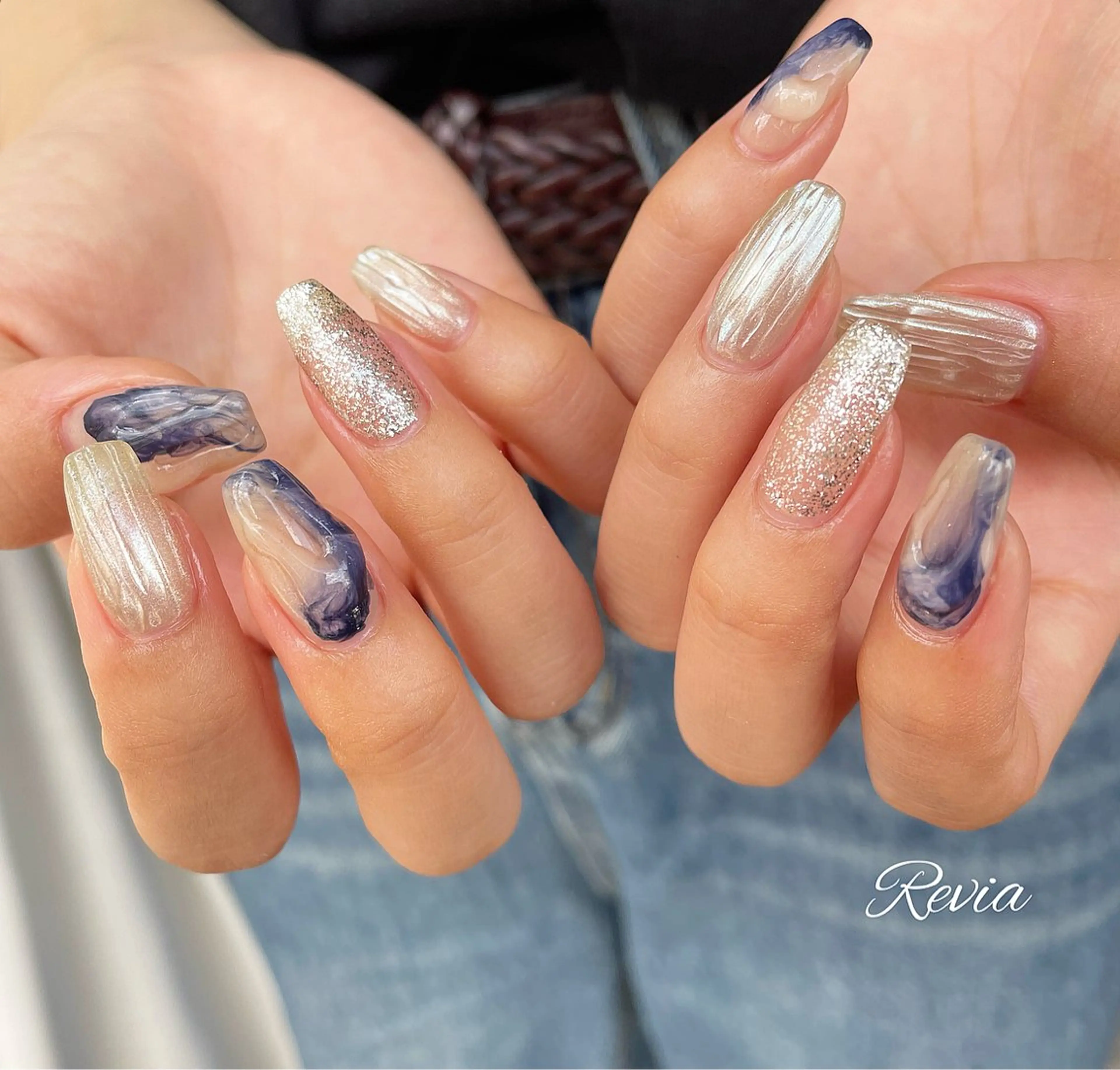 ネイル ハンドネイル revia所属・ERI Nailistのネイルデザイン