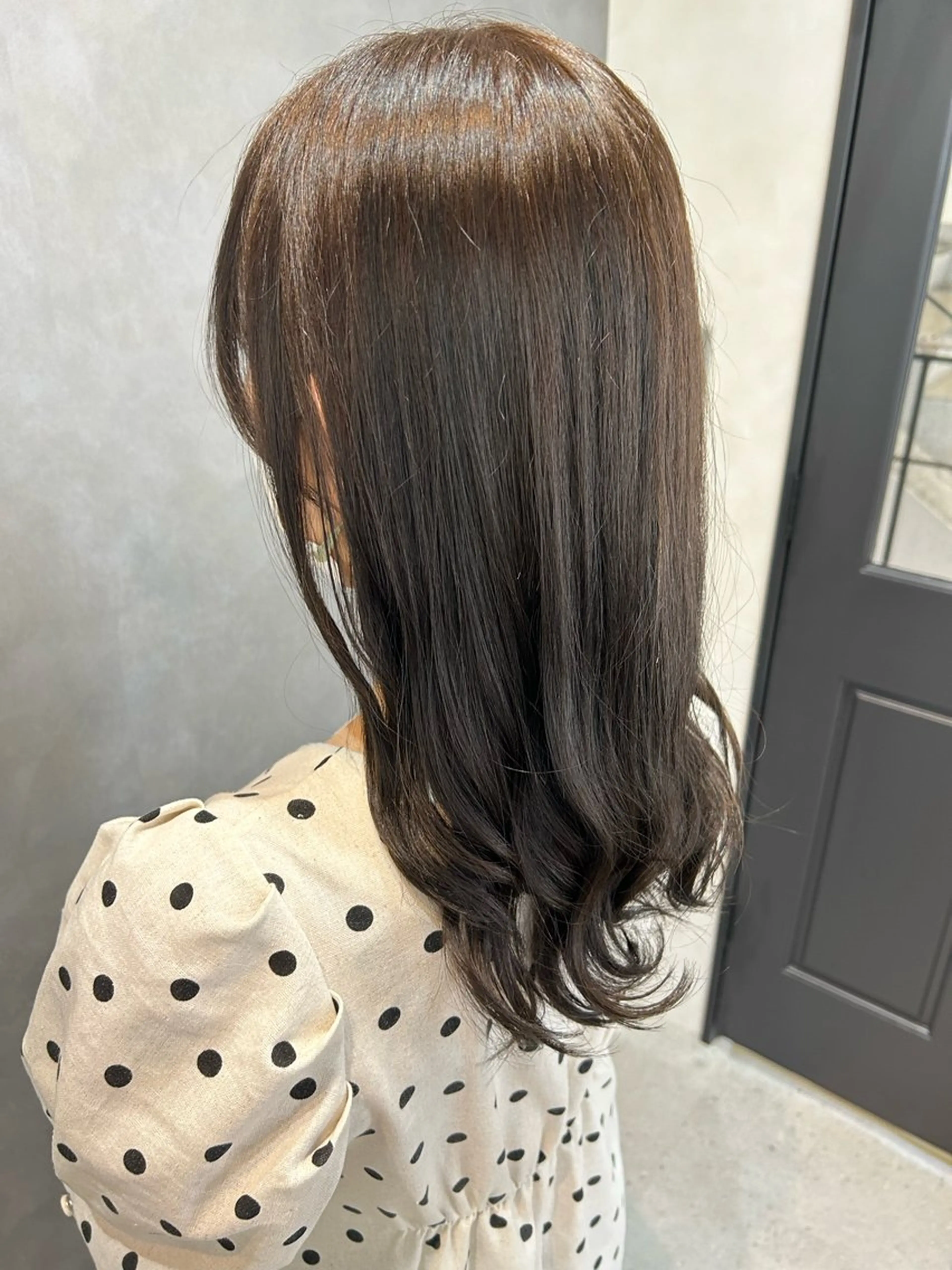 カラー ベージュカラー オリーブベージュ 寺島 樹也のヘアスタイル