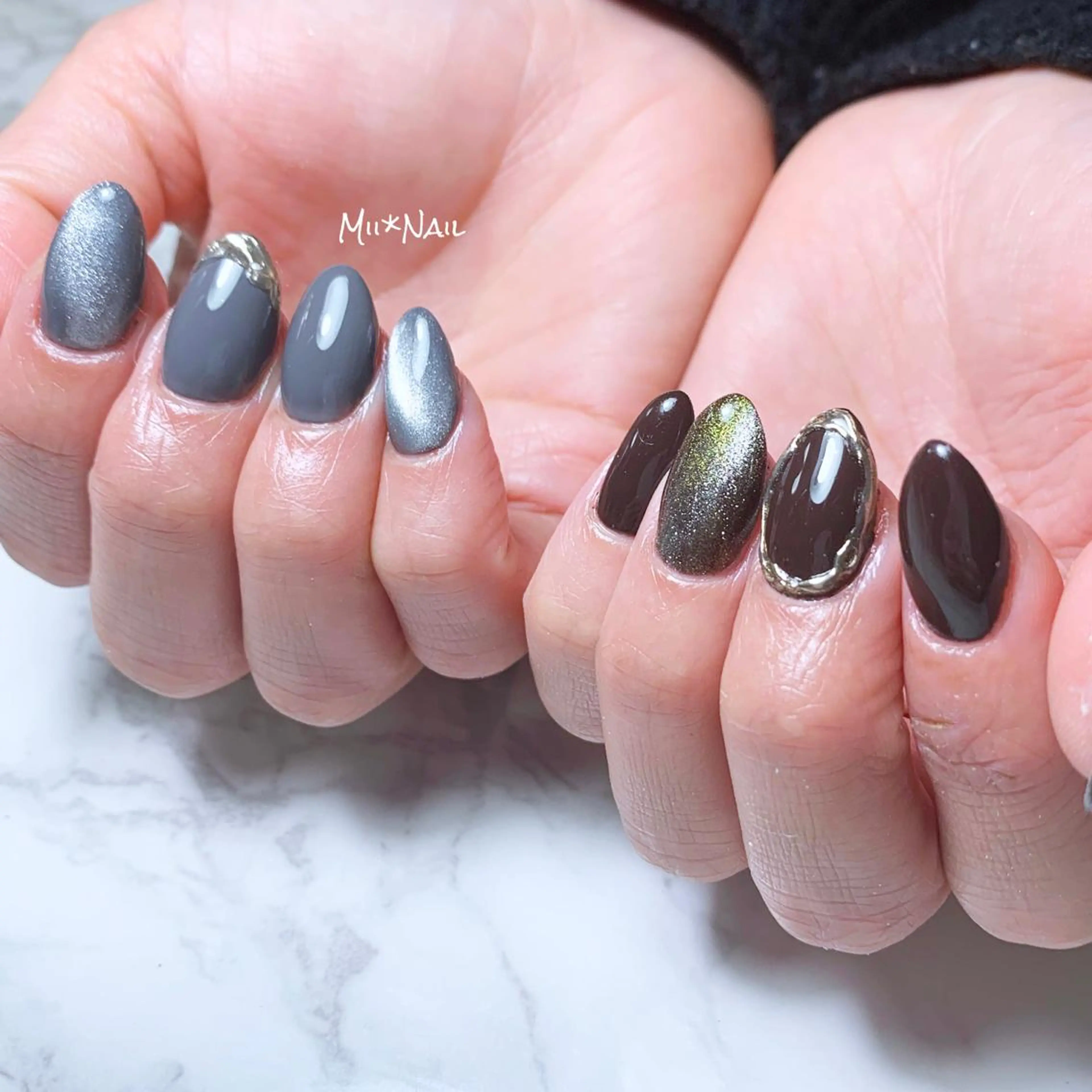 ネイル マグネットネイル MII*NAIL／ 美フォルムsalonのネイルデザイン