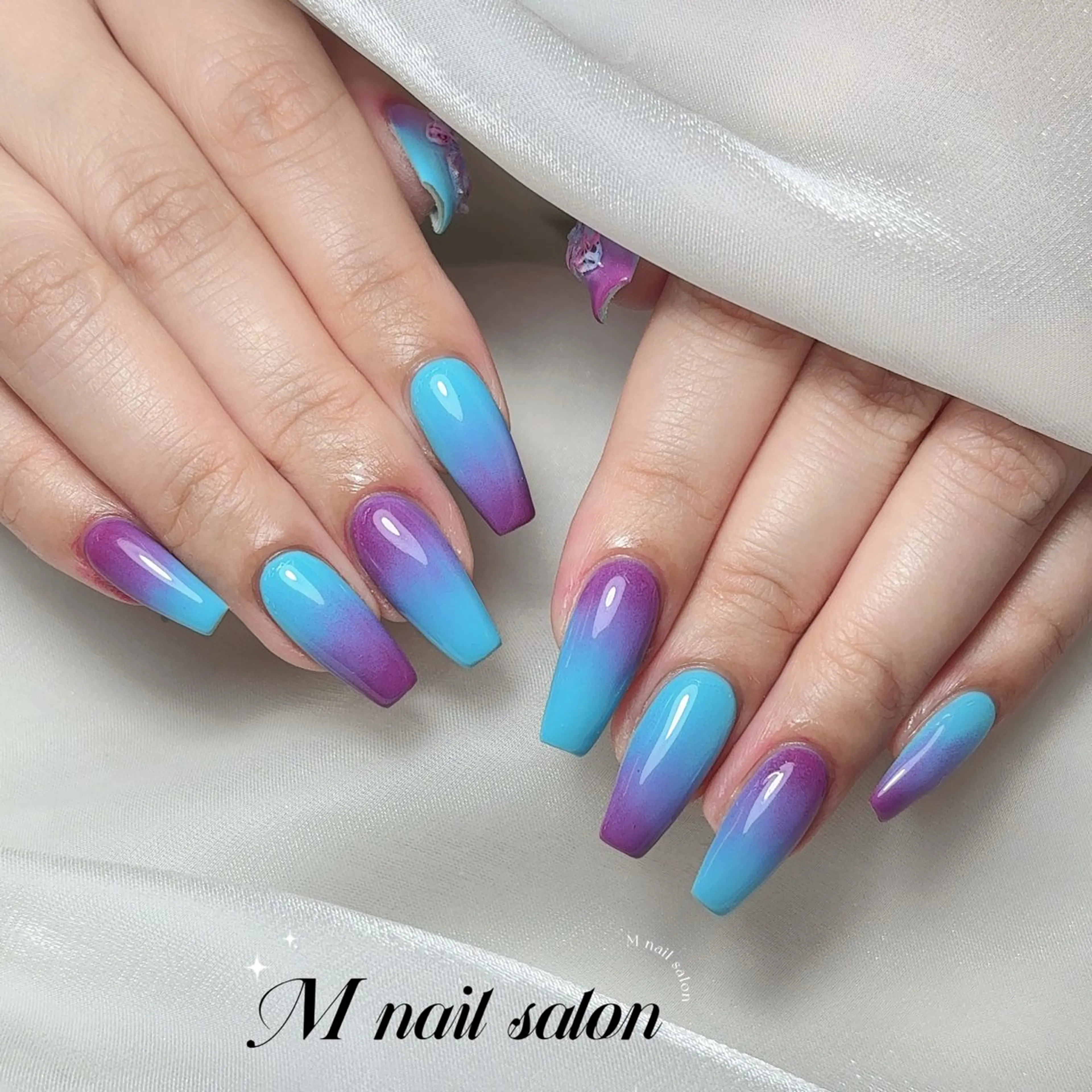 ネイル ハンドネイル M🌷nail 長さだし専門店のネイルデザイン