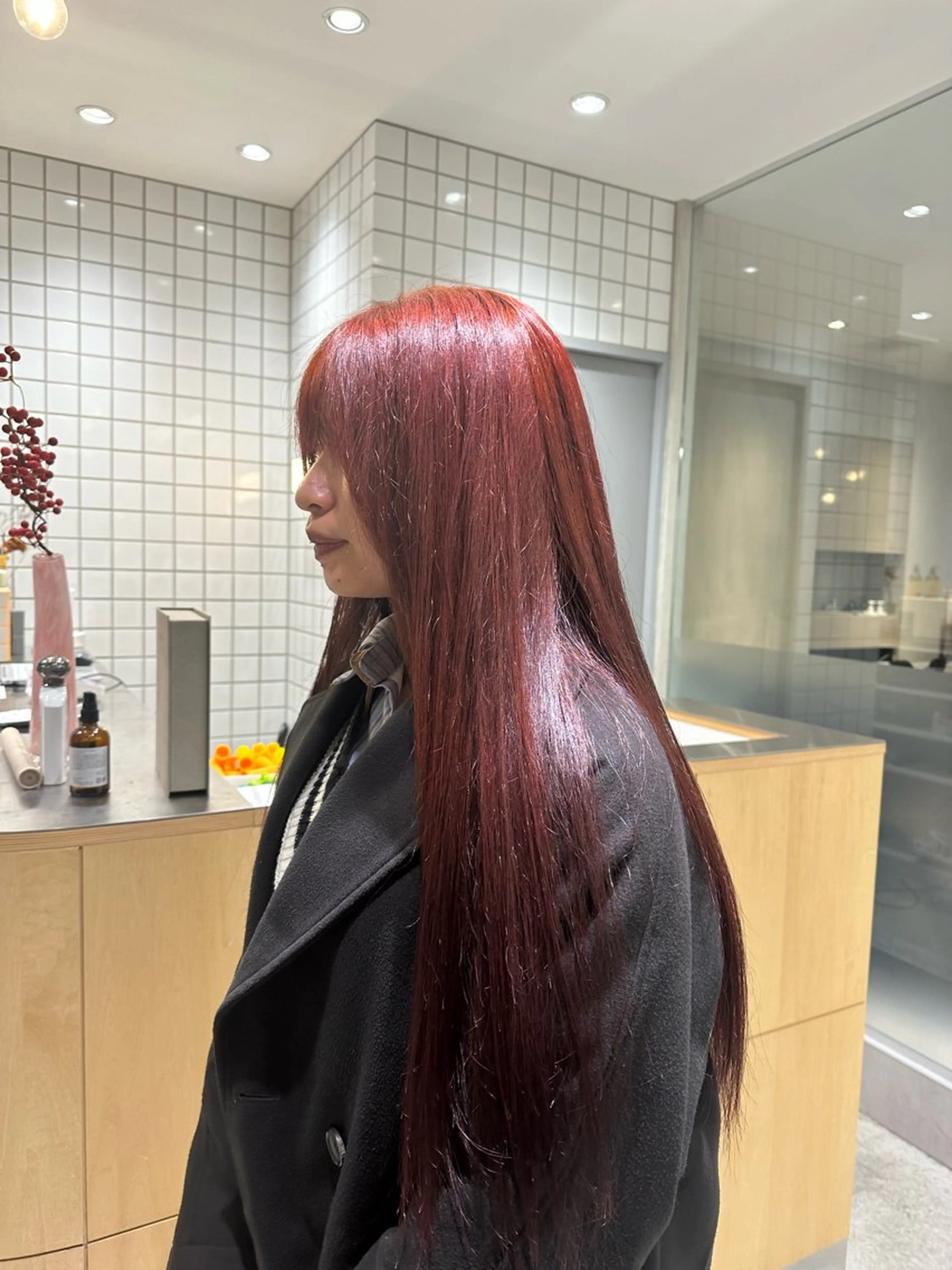 ロング ヘアカラー 🍇透明感カラー/ カットひかる🍒のヘアスタイル