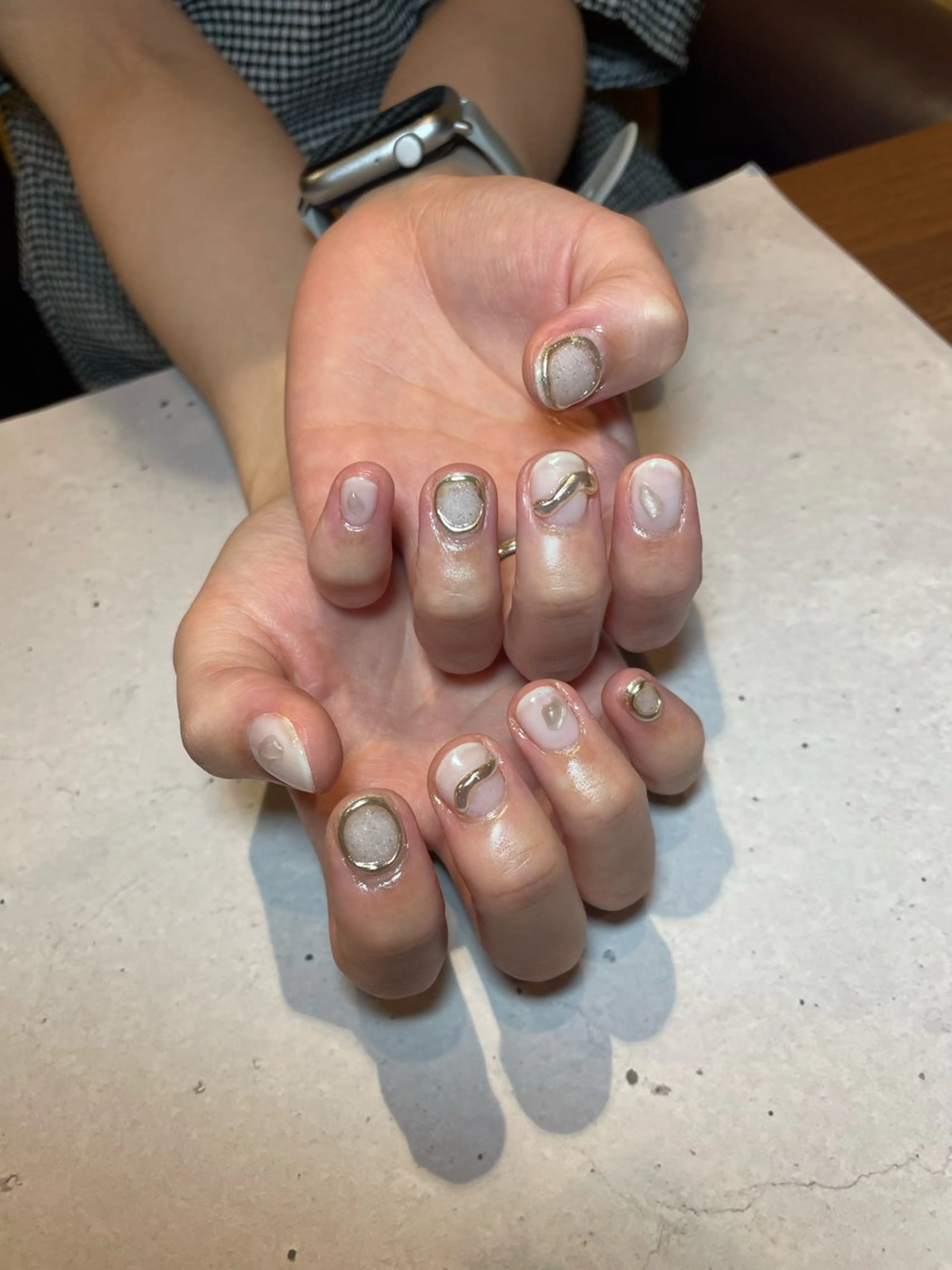 ネイル ハンドネイル SAVOYNail 🪞yuinaのネイルデザイン