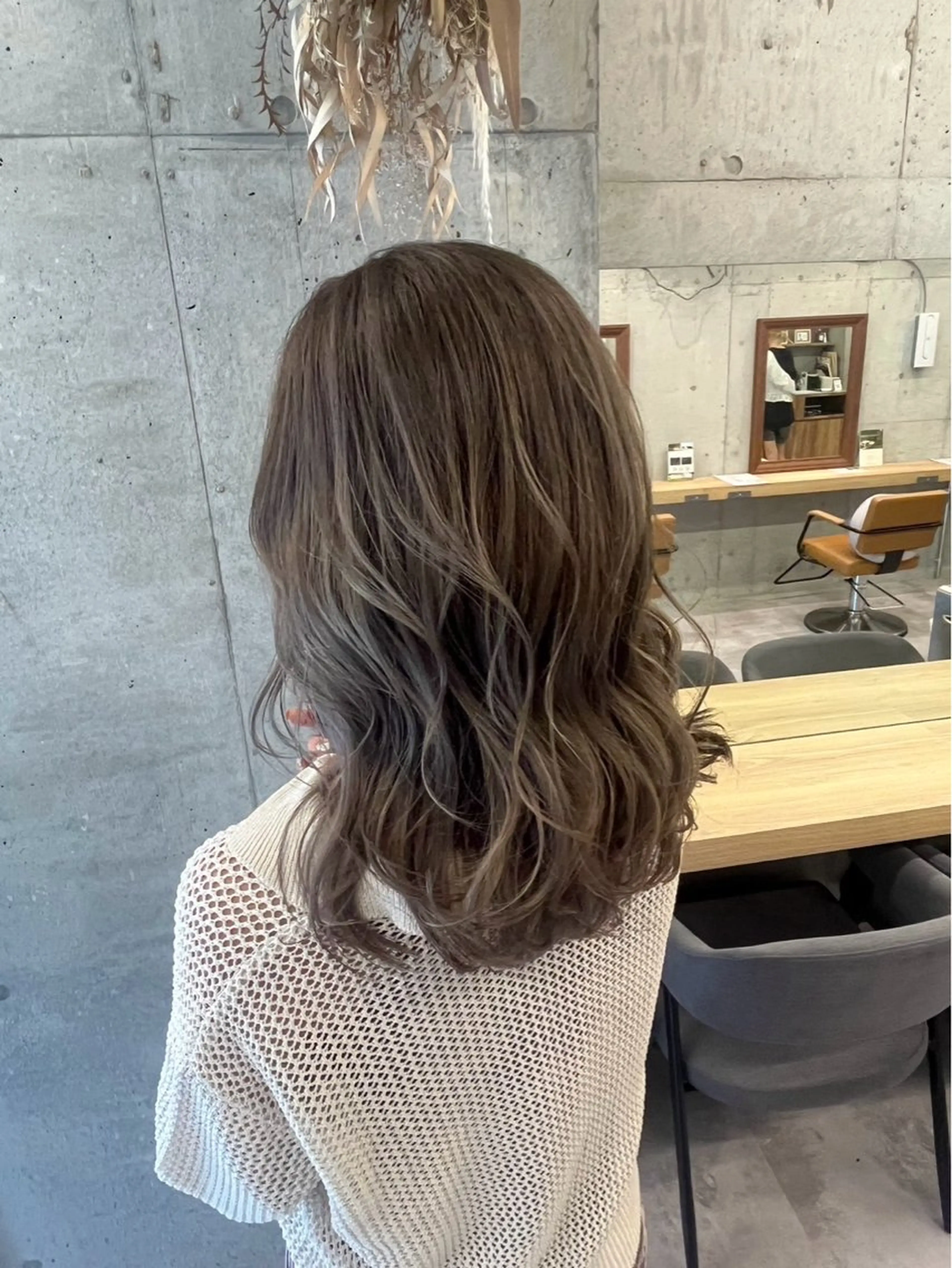 セミロング カラー ブリーチ mai/天神美容室 【レディース大募集】のヘアスタイル