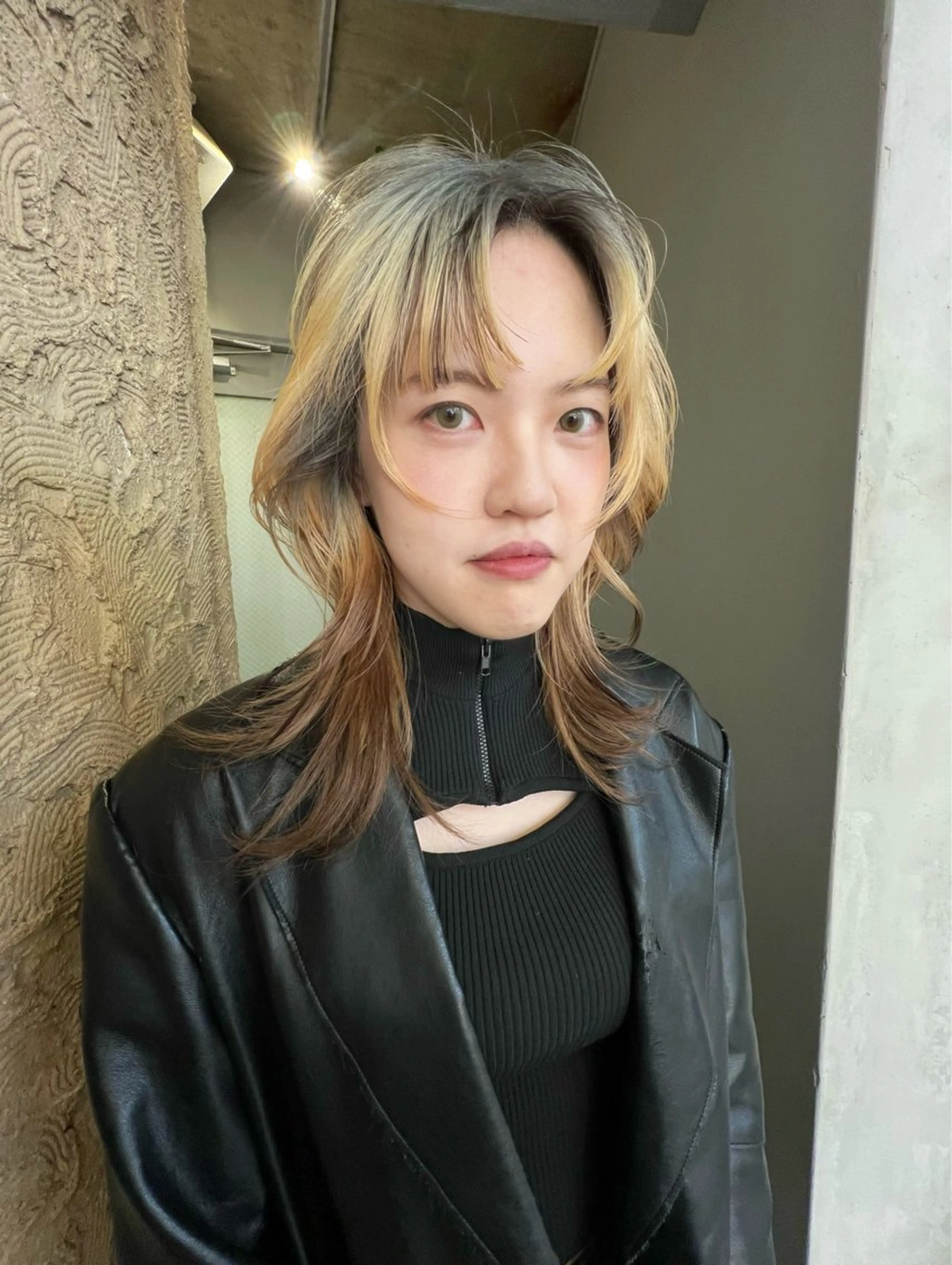 ロング カラー カット ヘアカラー haco＋所属・圧倒的デザイン力 店長🎨RENAのヘアスタイル