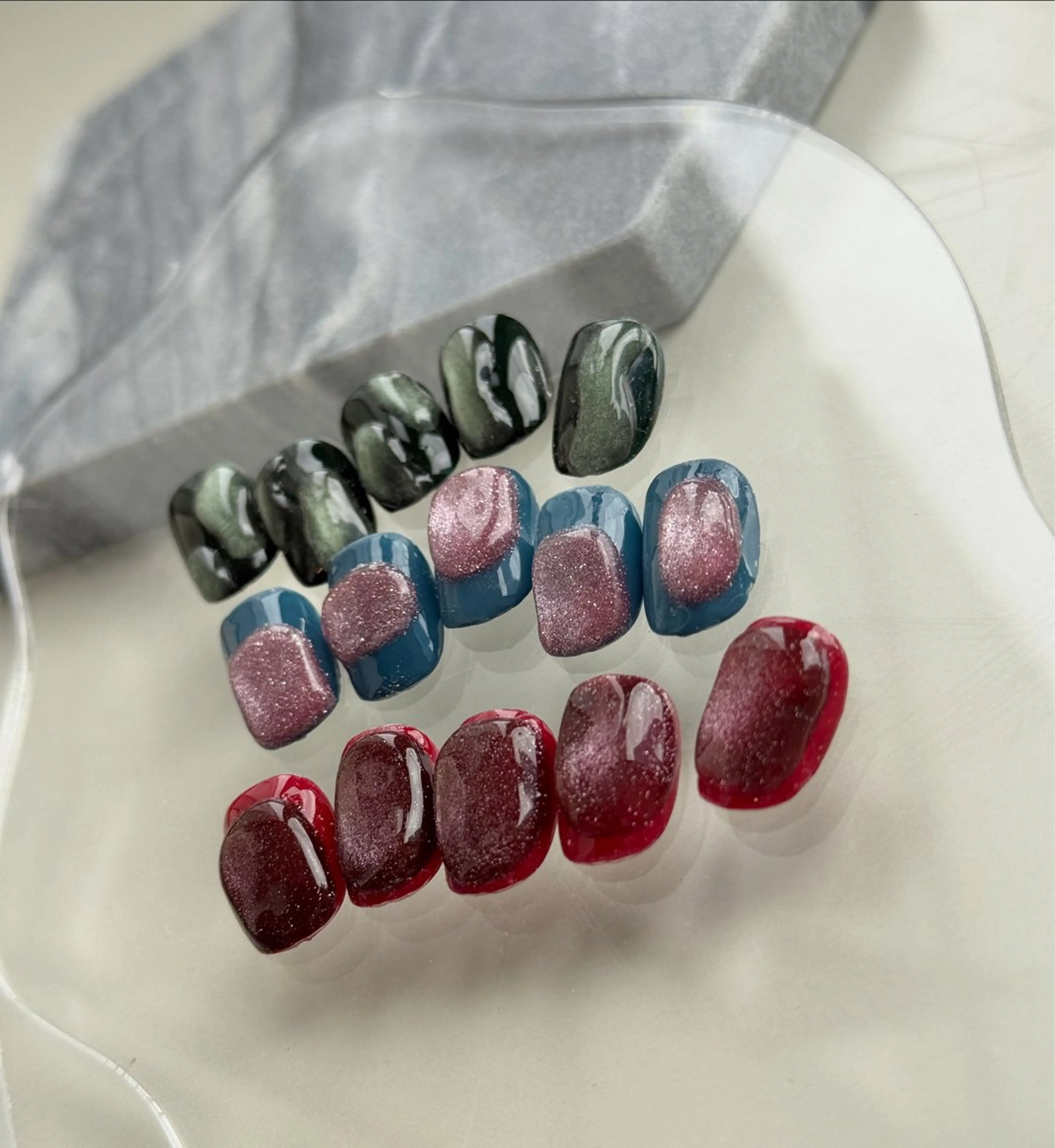 ネイル マグネットネイル ハンドネイル 深田 美雪のネイルデザイン