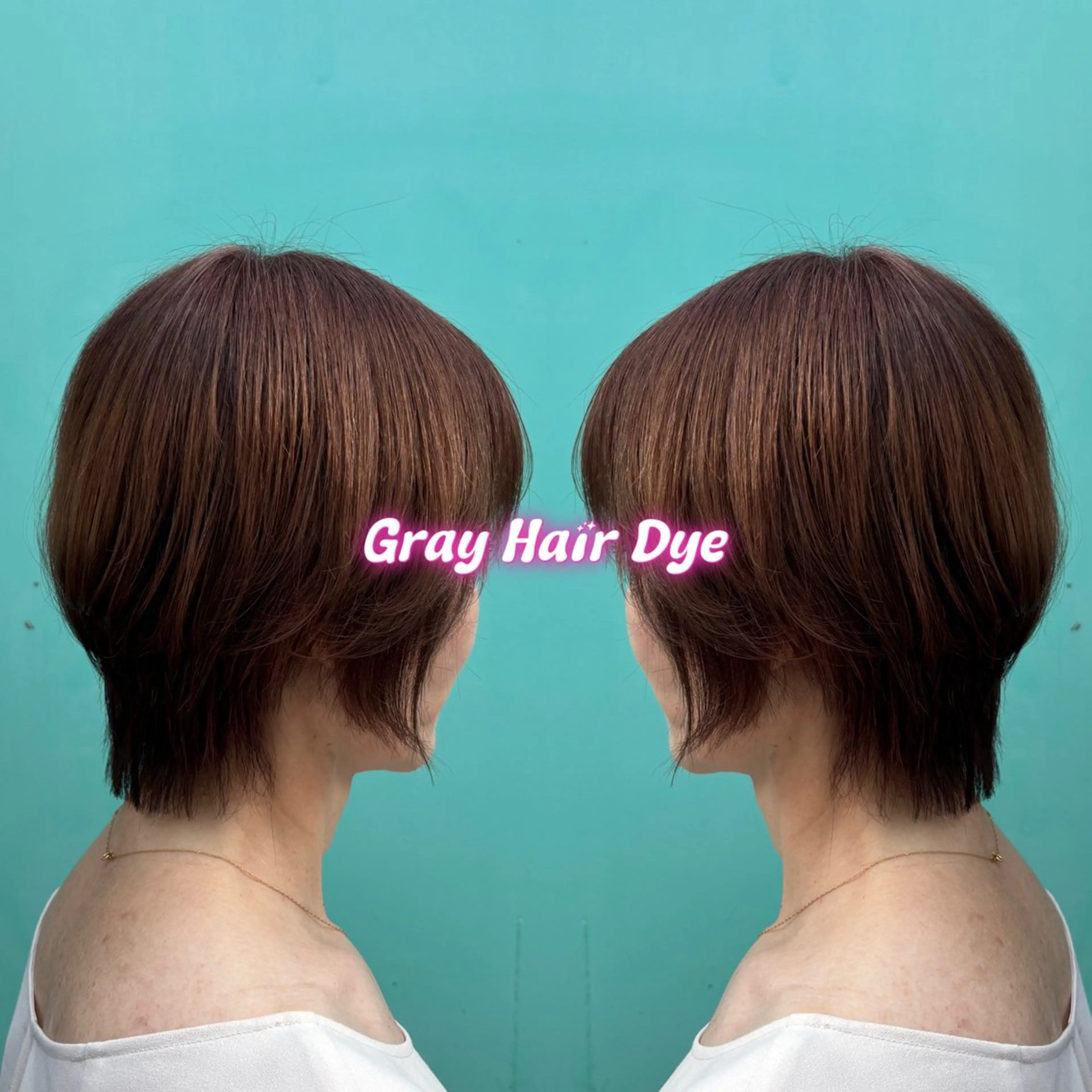 ショート カラー 透明感/暖色カラー/ ヘアアレンジ/Meiのヘアスタイル