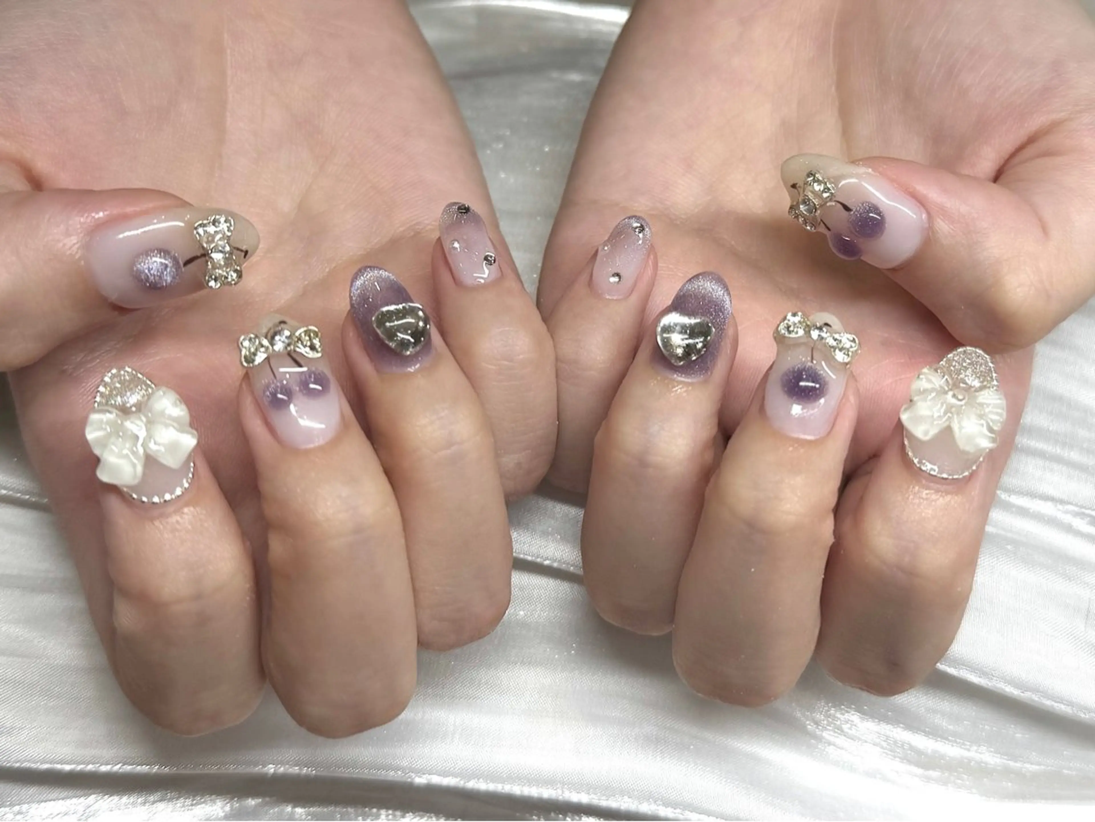 ネイル フットネイル フレンチネイル ジェルネイル ガラスフレンチ 韓国ネイル ハンドネイル ハンドケア The Nail & Eye Lashのその他イメージ