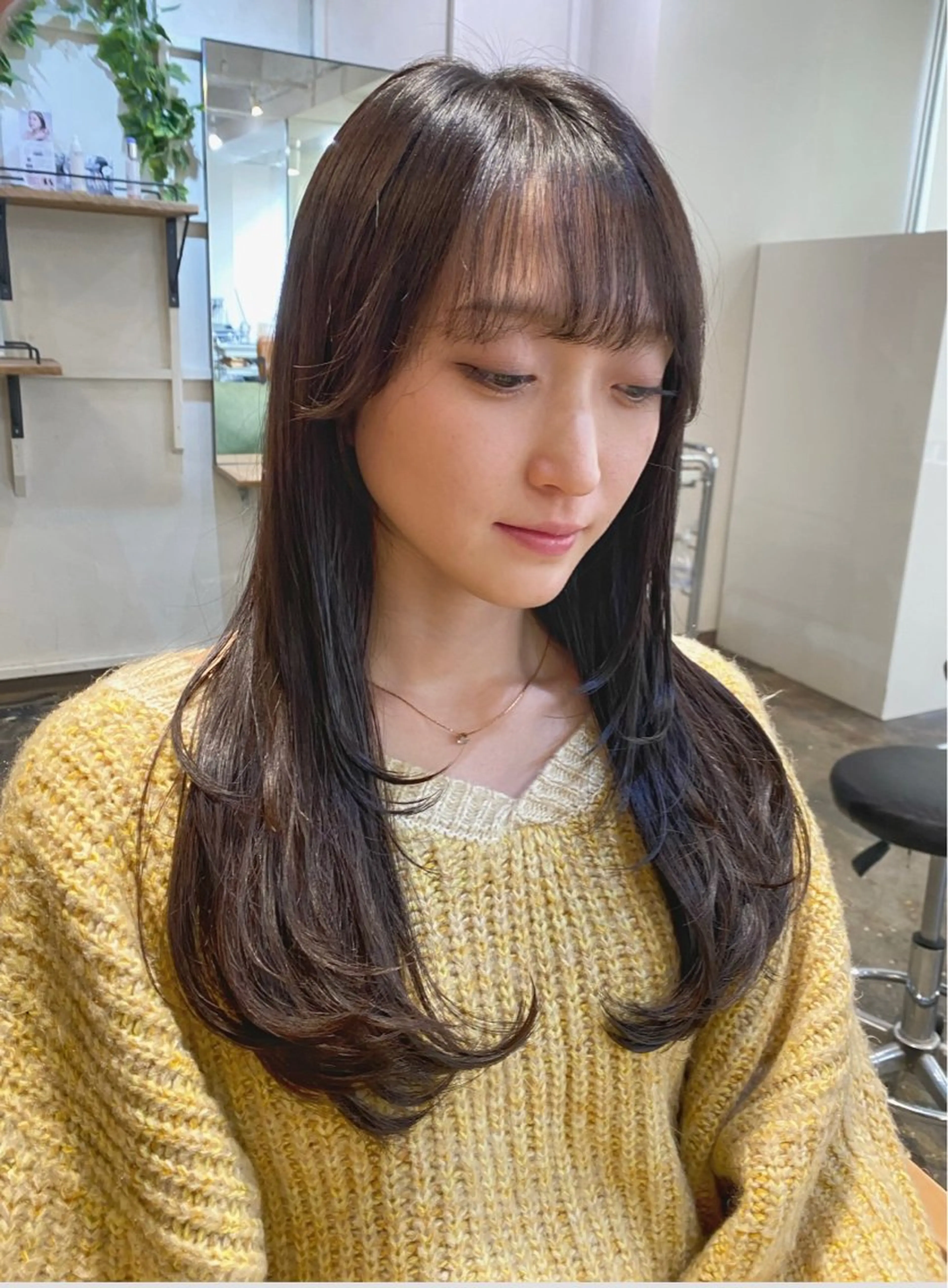ロング カラー カット ヘアカラー トリートメント seiya/ beigeのヘアスタイル