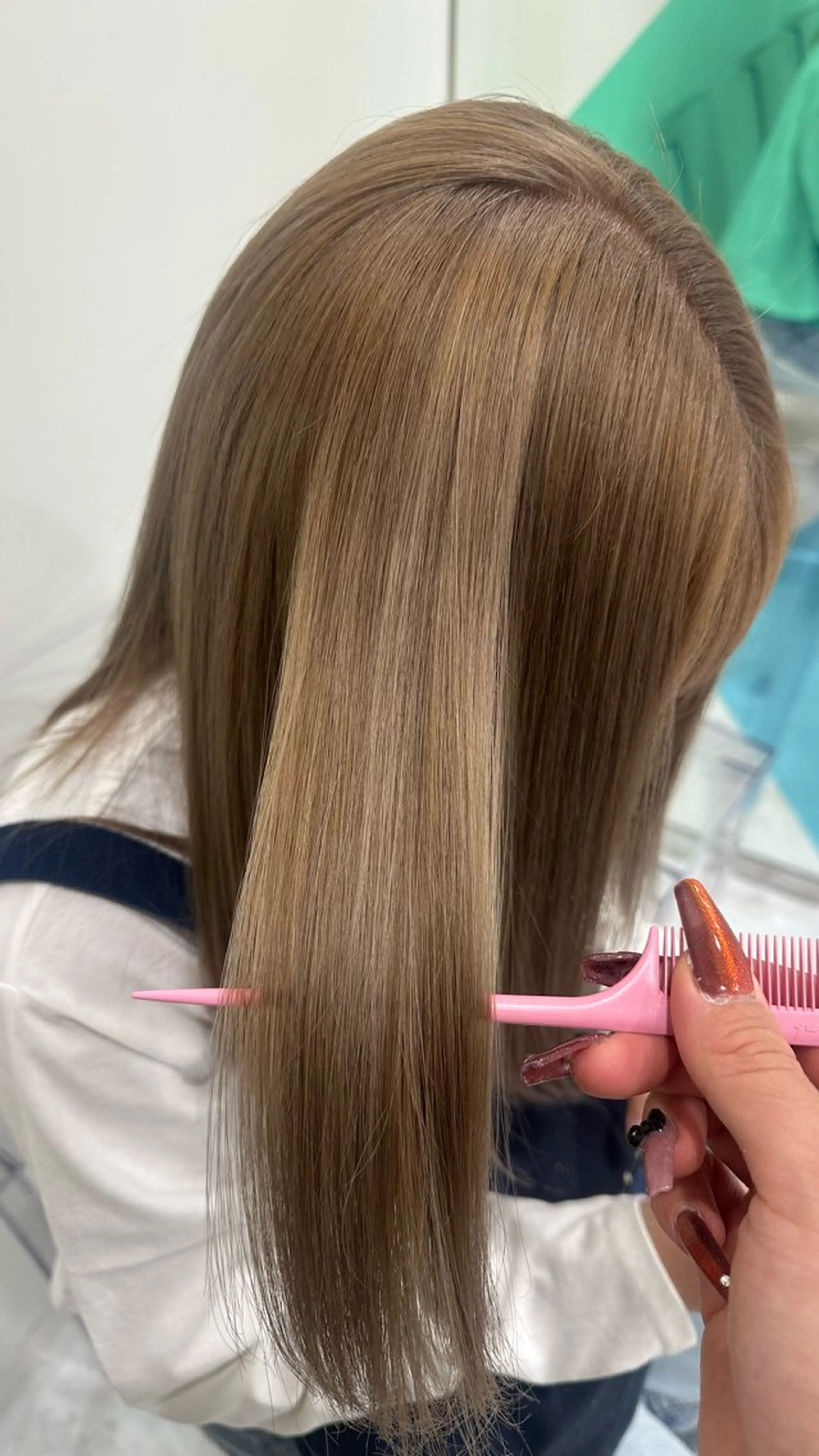 ミディアム カラー ハイトーン🌈メンズ カット♡Machanのヘアスタイル