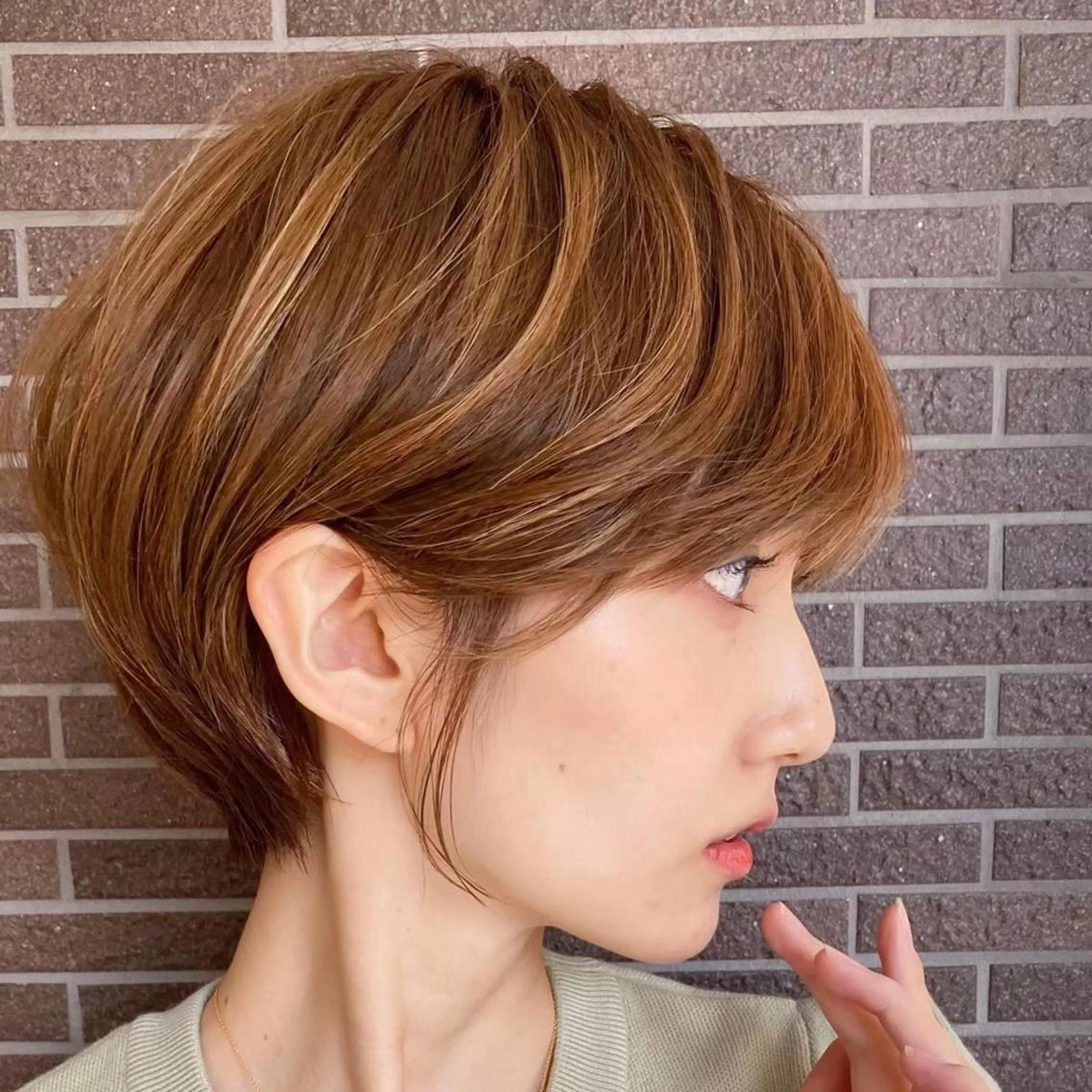 ショート カラー カット ヘアカラー プチプラサロン LEM長町/三浦翔のヘアスタイル