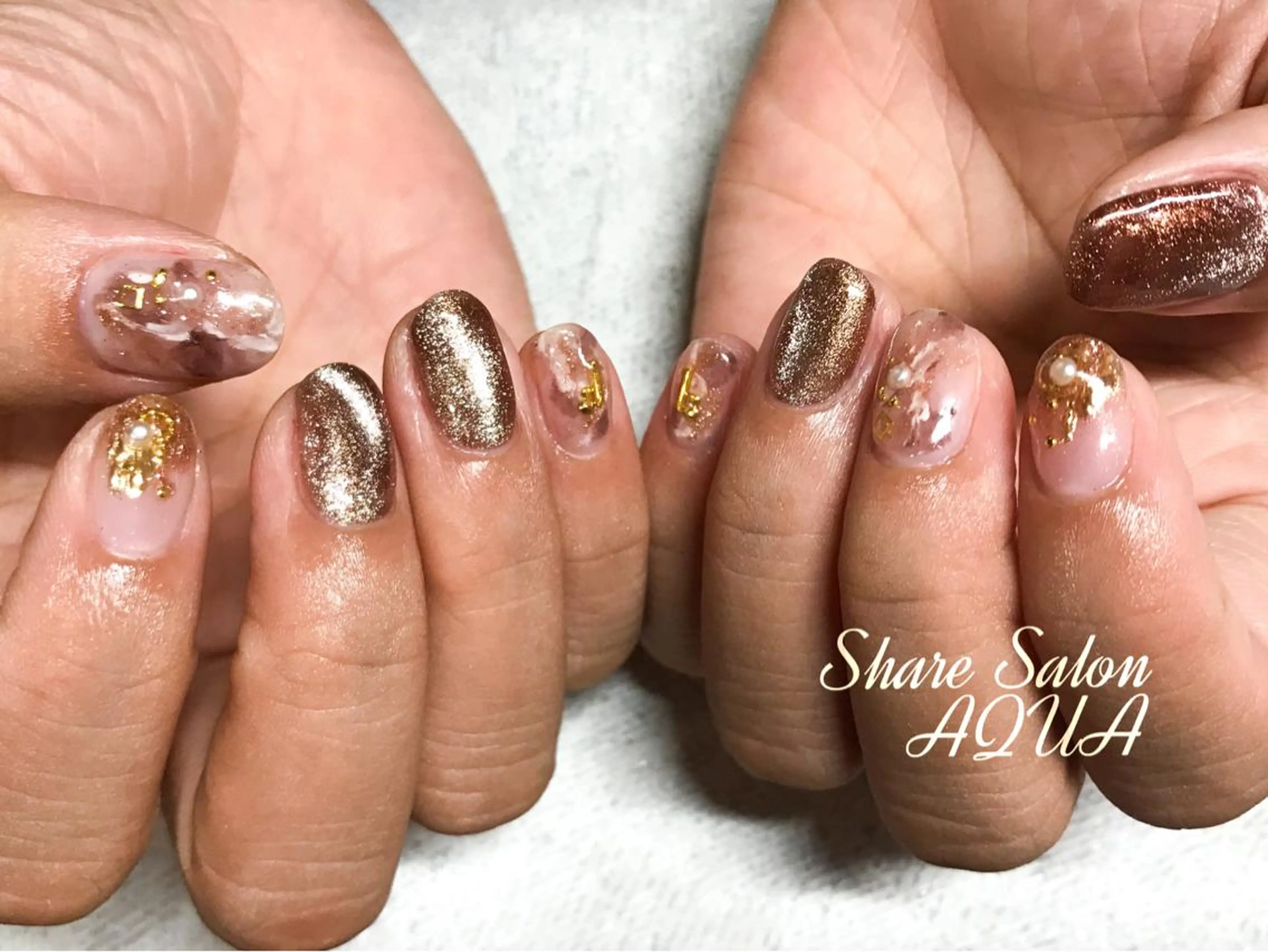ネイル Share Salon AQUA所属・n. ayakaのネイルデザイン