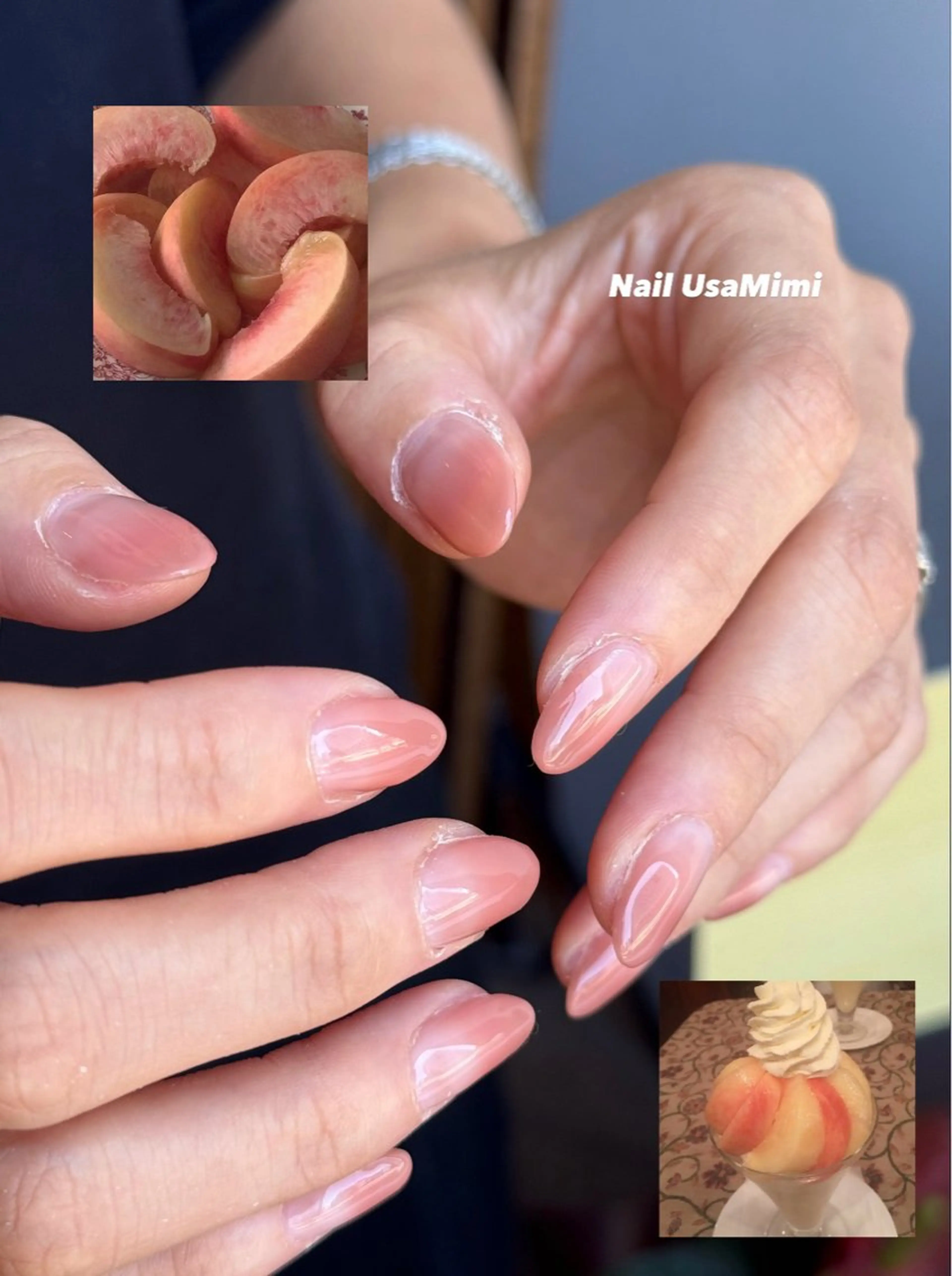 ネイル グラデーション シンプルネイル ハンドネイル 本町NailUsaM imiKEINAのネイルデザイン