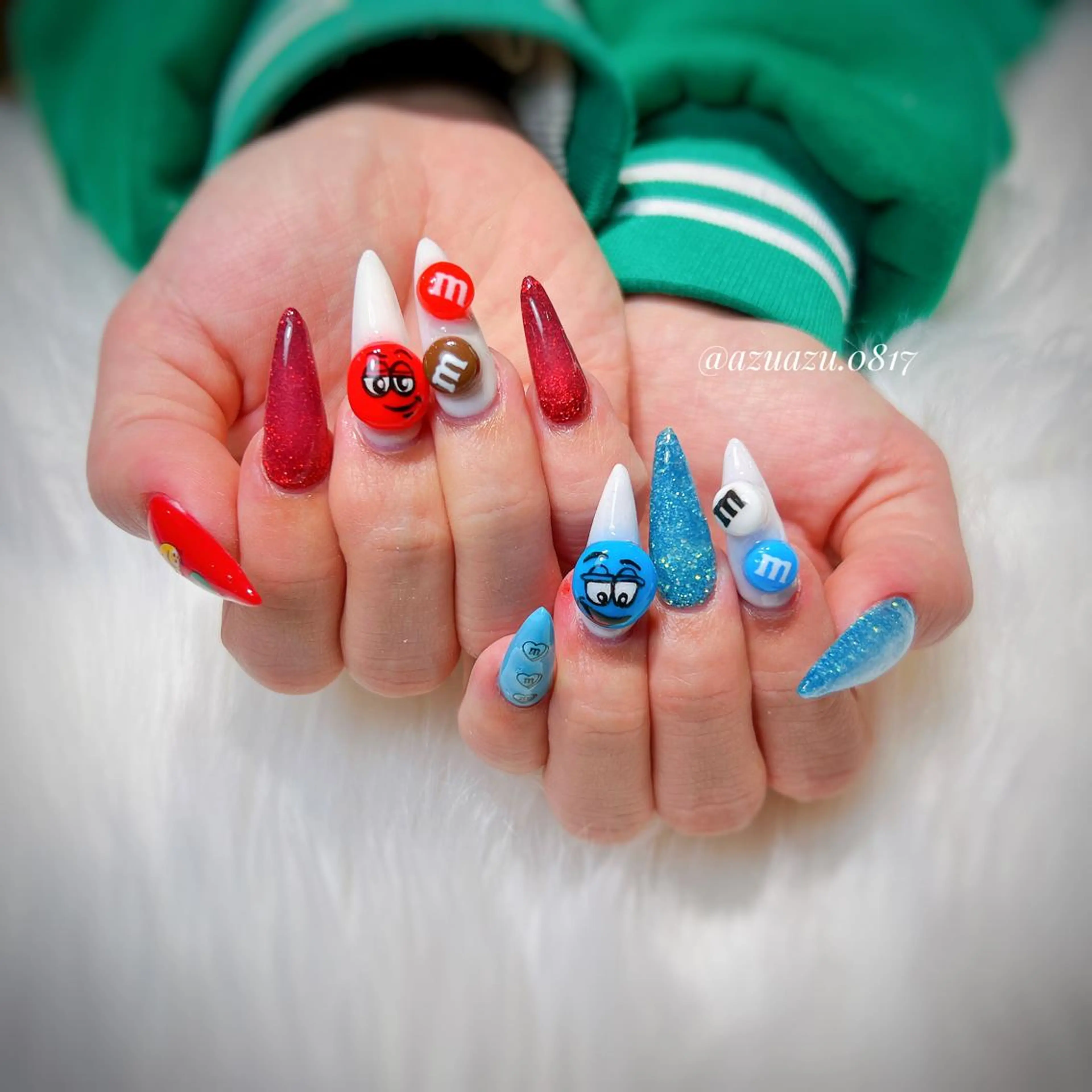 ネイル ハンドネイル hair&nail ROOTS所属・ﾍｱﾒｲｸ&ﾈｲﾙ ♥️Azuのネイルデザイン