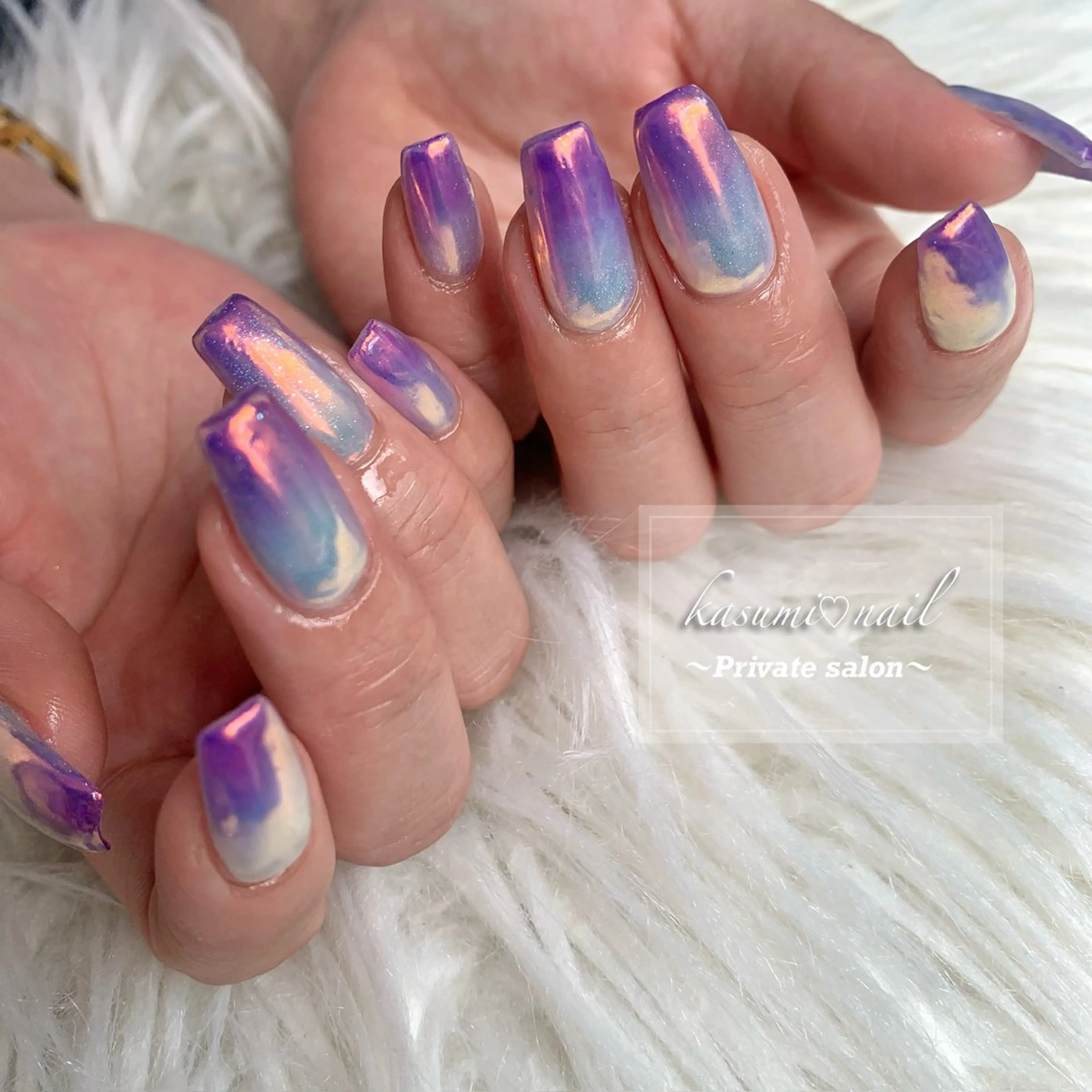 ネイル 大理石ネイル(マーブル) ニュアンスネイル KASUMI♡ Nailのネイルデザイン