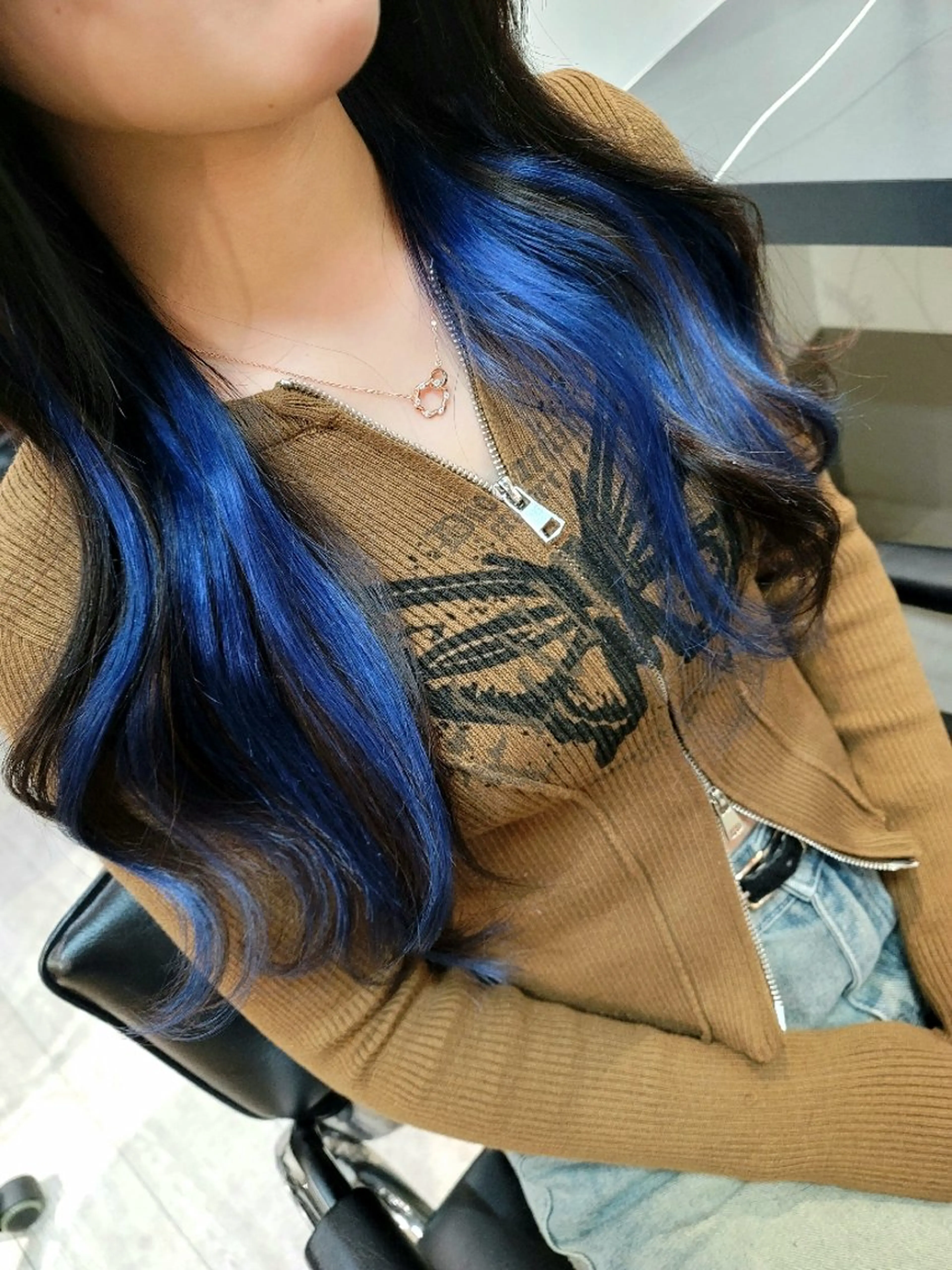 ミディアム カラー プルエクステ エクステ ヘアカラー エクステ ✨プルエクステ✨縮毛 ✨髪質改善✨hiroのヘアスタイル
