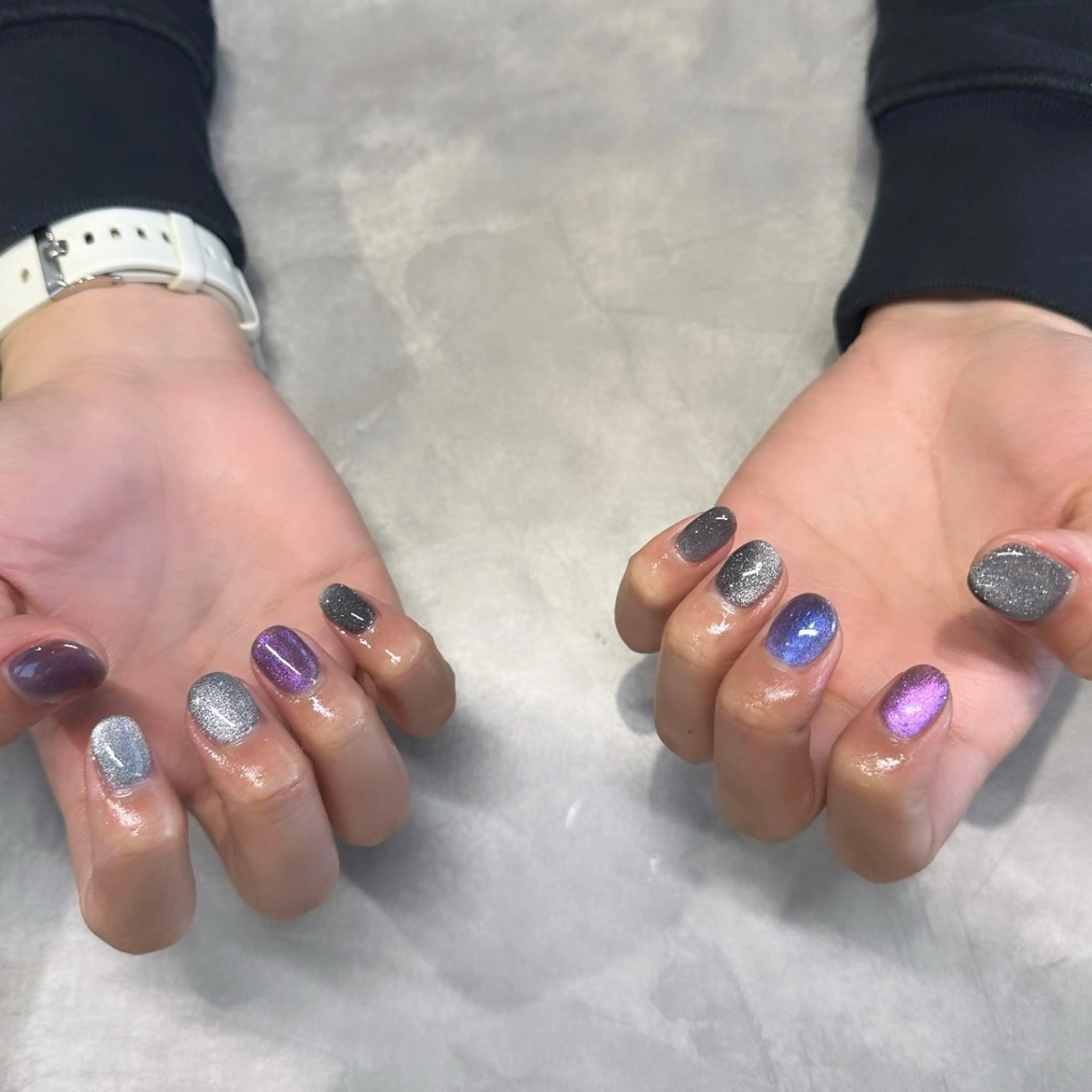 ネイル マグネットネイル joieange kitano yoのネイルデザイン