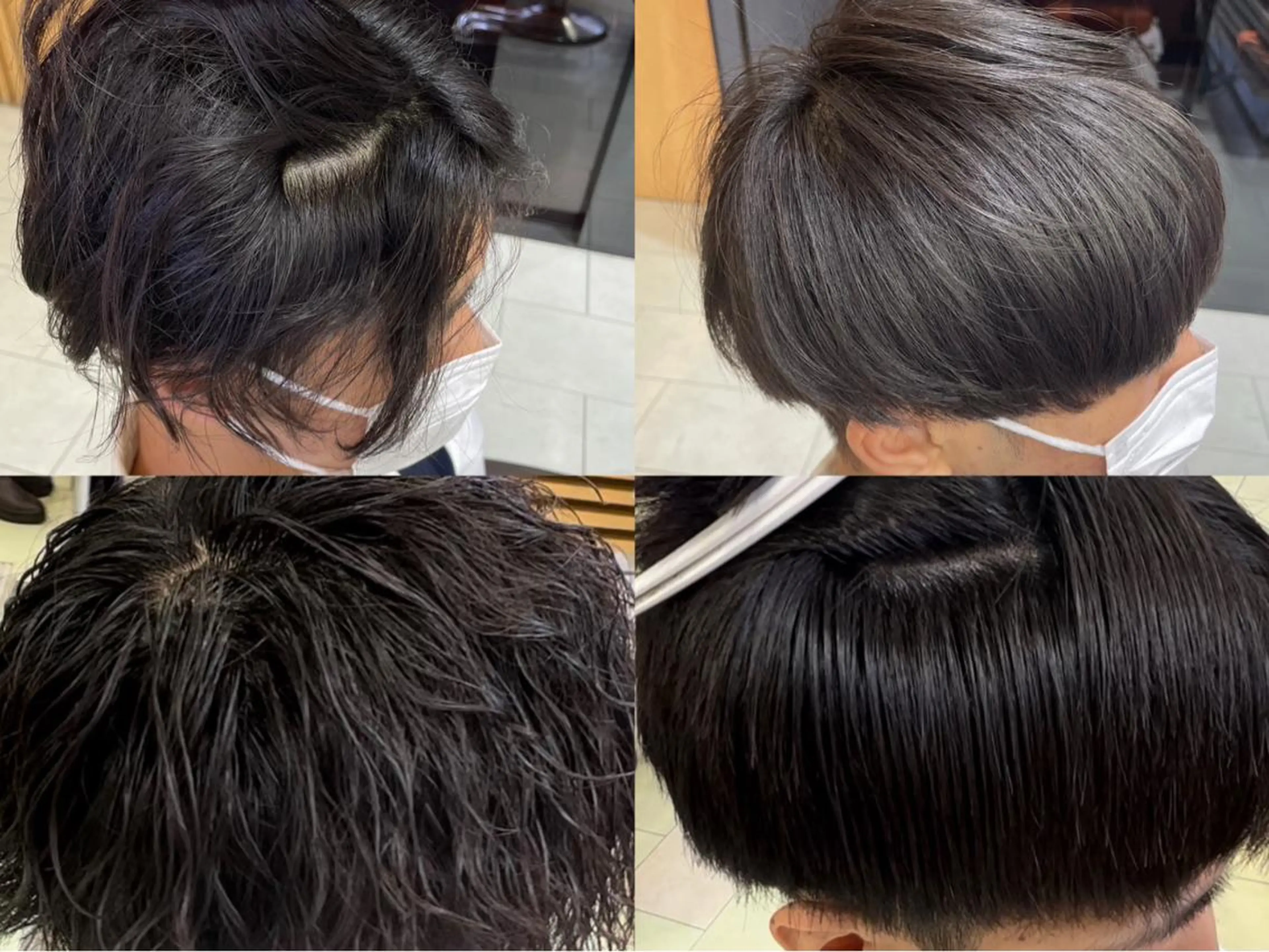 パーマ メンズ メンズパーマ 縮毛矯正 ストレートパーマ 韓国ヘアダウンパーマ シャドウパーマ/航太のヘアスタイル
