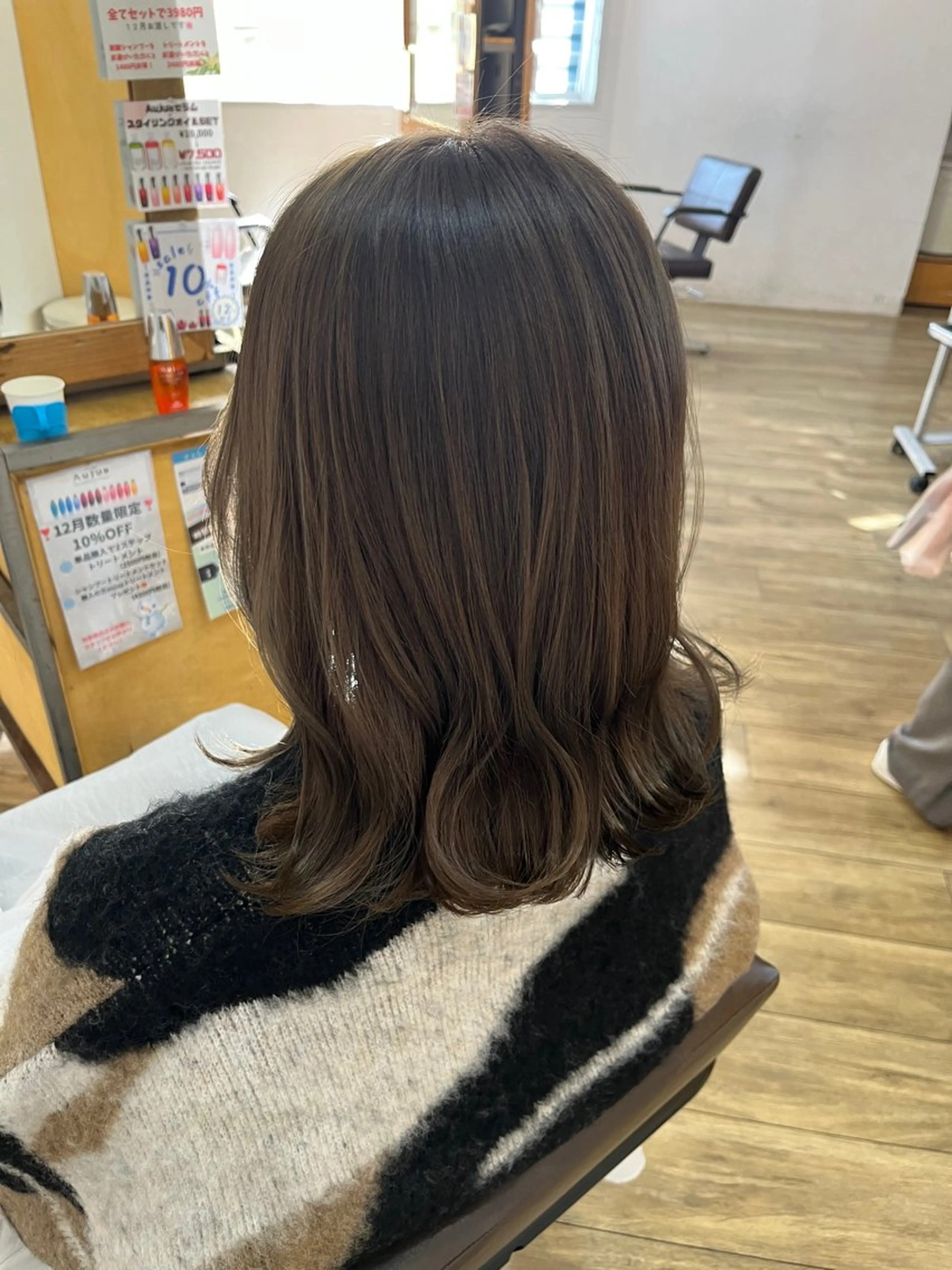 ミディアム カラー 🫧透明感/艶カラー /比留川あゆ美🫧のヘアスタイル