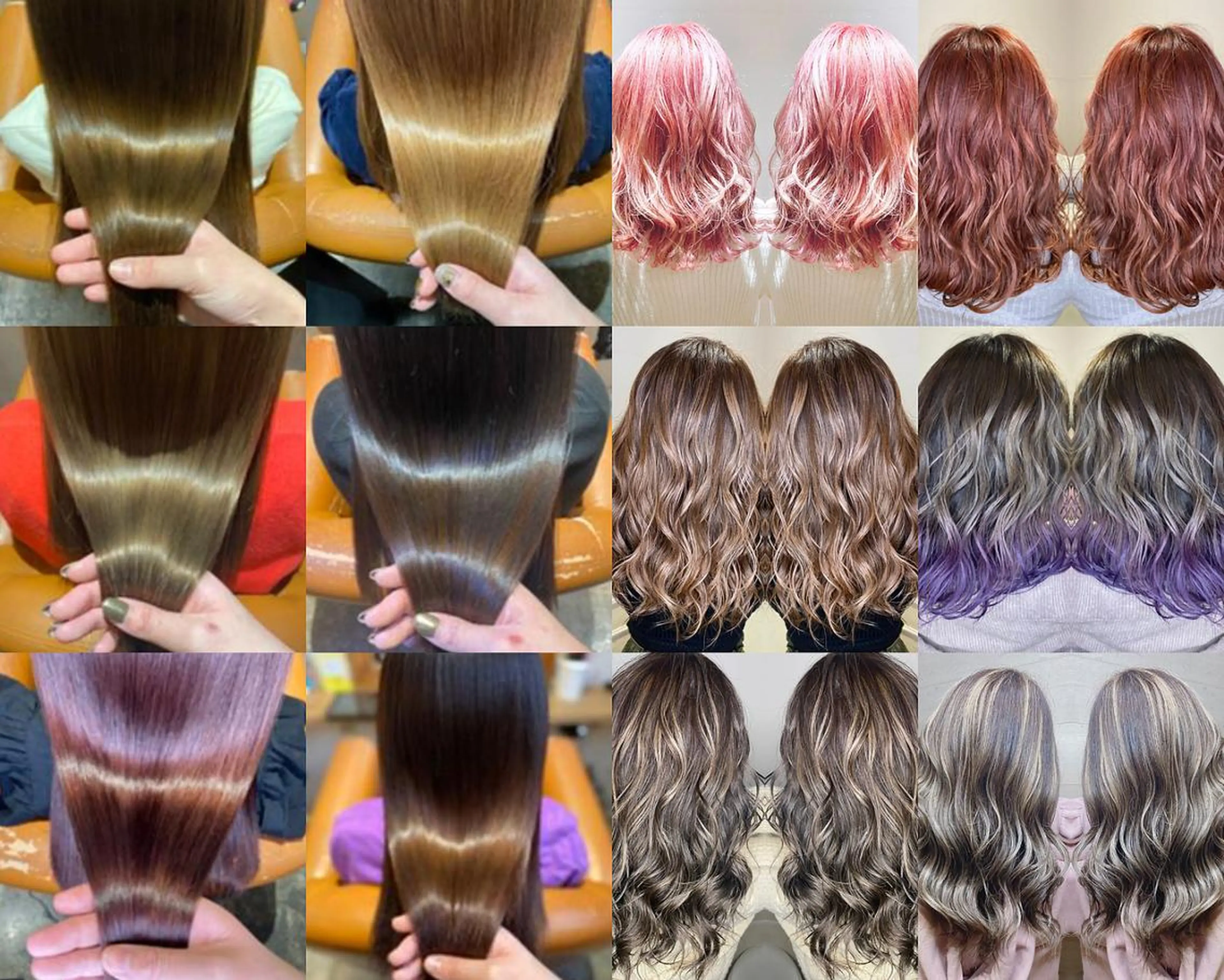 カラー デザインカラー カット 髪質改善×矯正🫧 韓国ヘアasamiのヘアスタイル