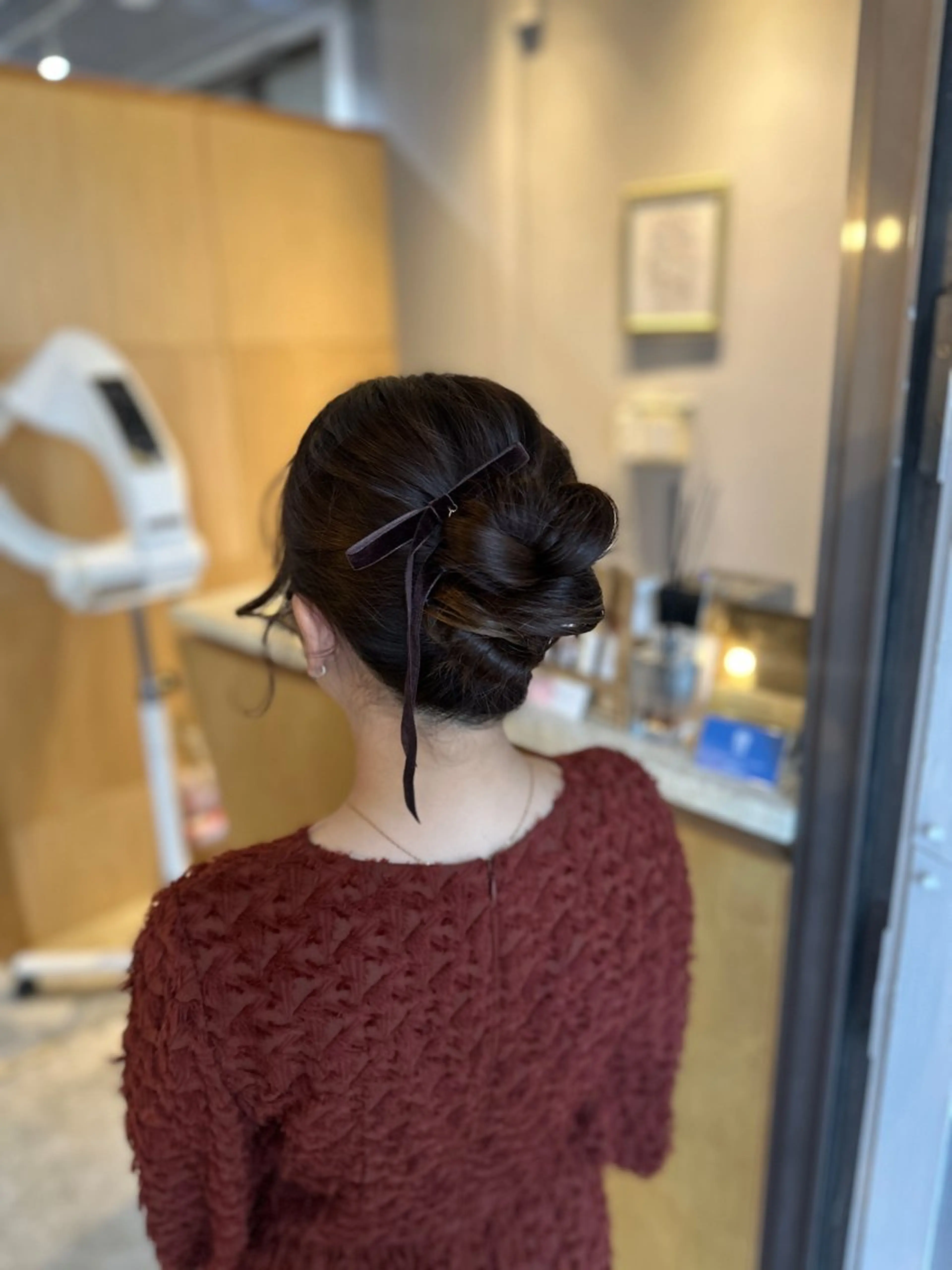 ミディアム ヘアセット miloc MOMOKAのヘアスタイル