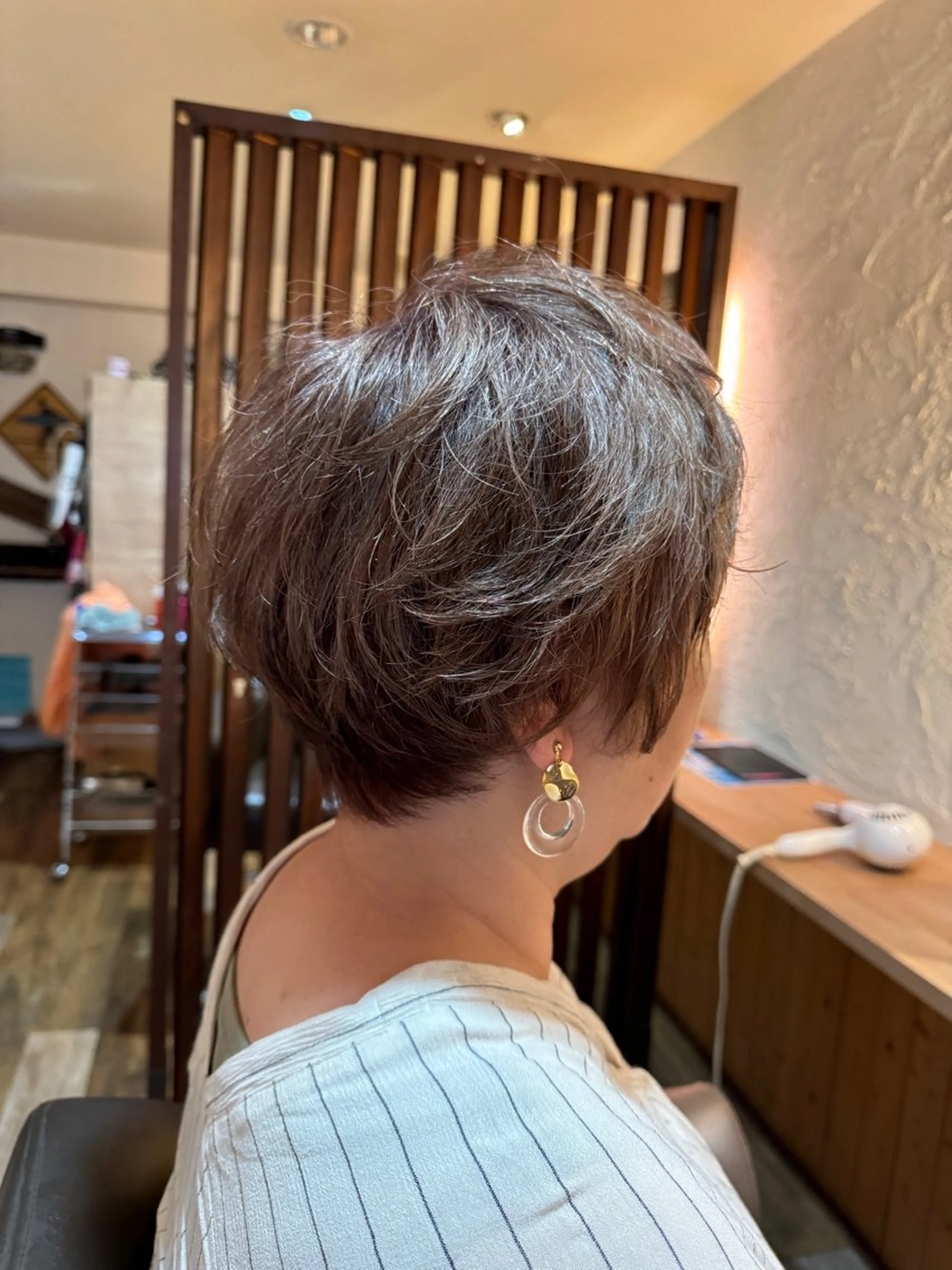 ショート カット ヘアカラー トリートメント ショート／ボブ／ クセ毛特化／越野雄大のヘアスタイル
