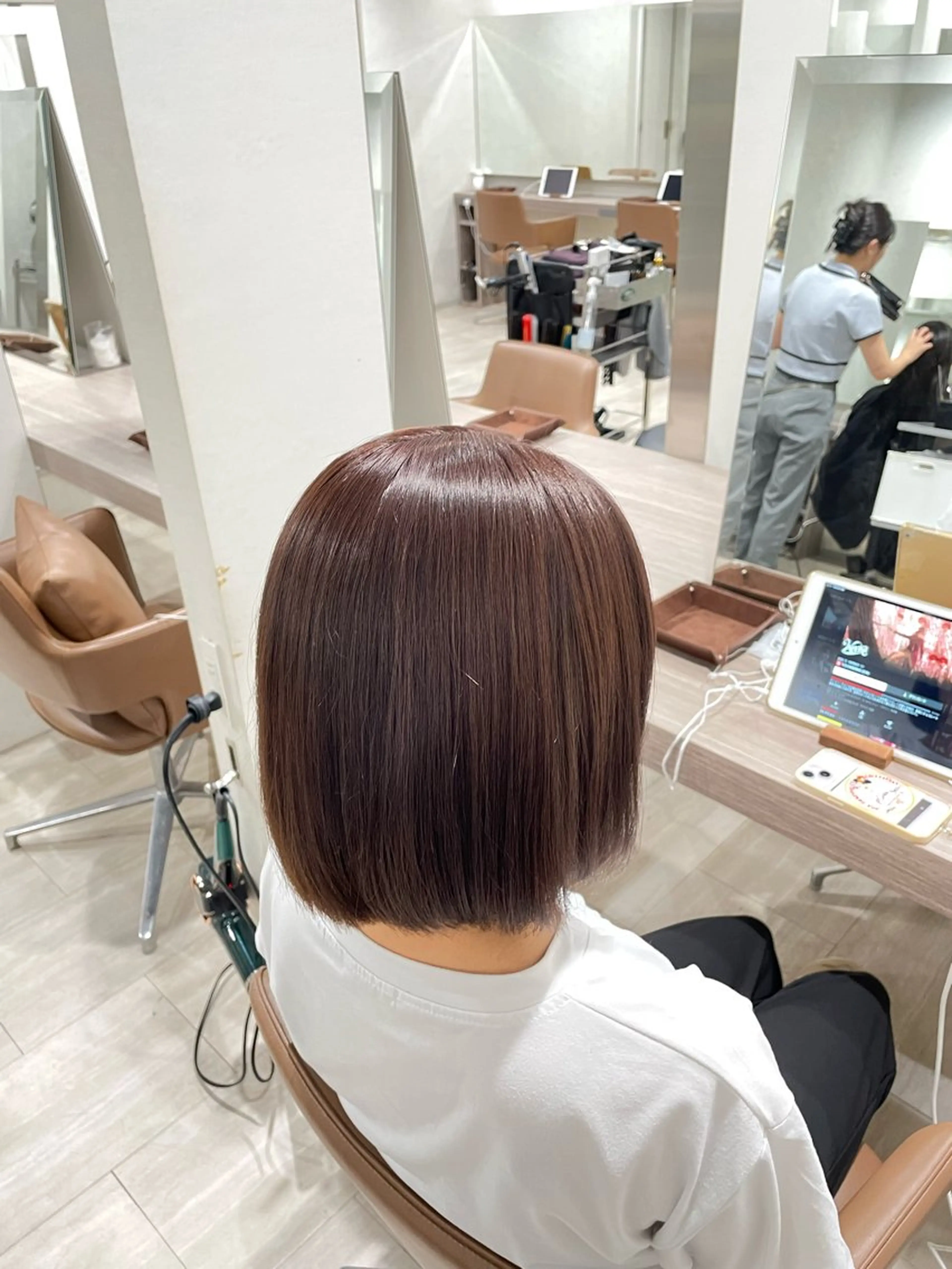 ショート カラー ハイライトデザイン 特化/表参道/みづきのヘアスタイル