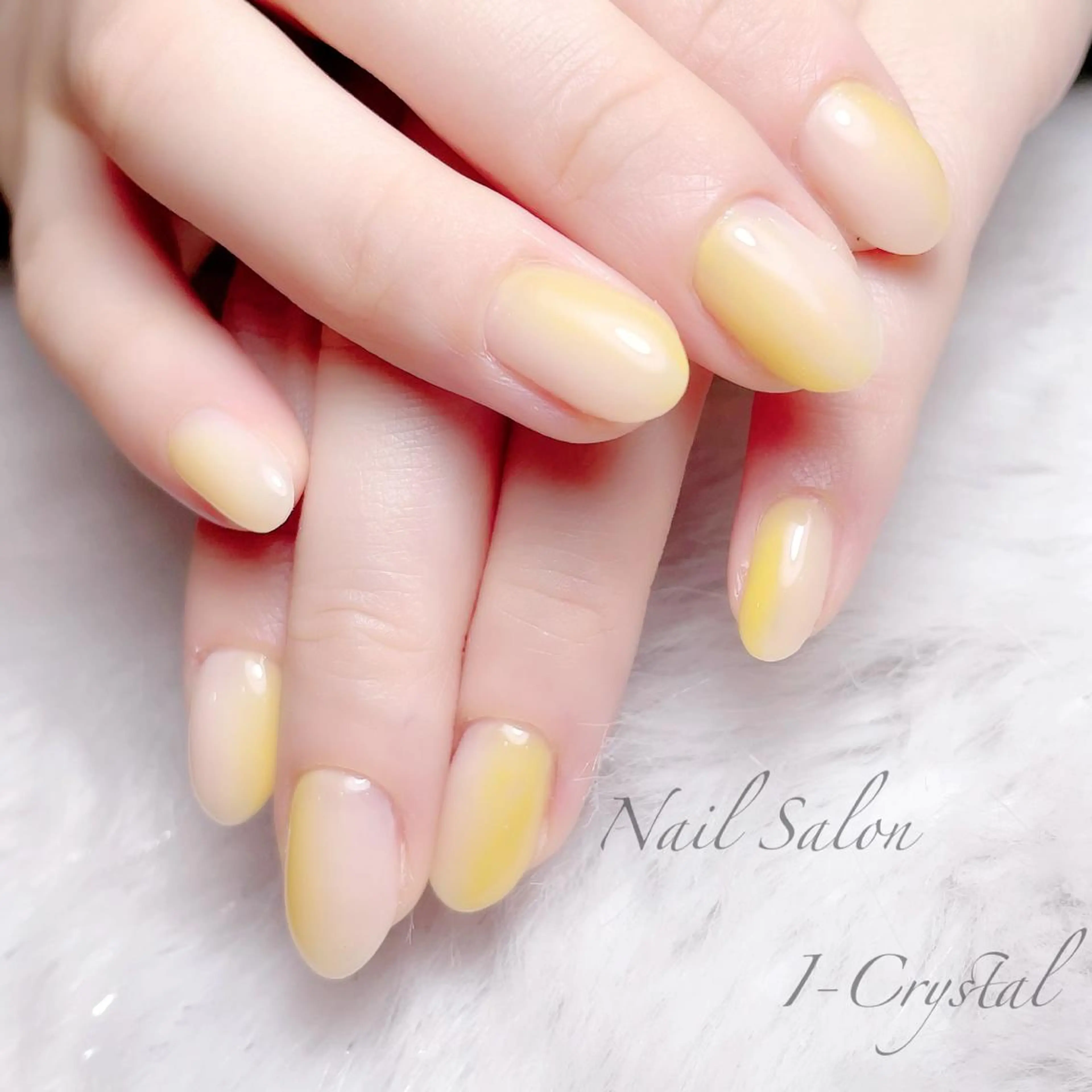 ネイル グラデーション 持ち込み ストーンネイル NailSalon  I-Crystal所属・中村 郁美のネイルデザイン