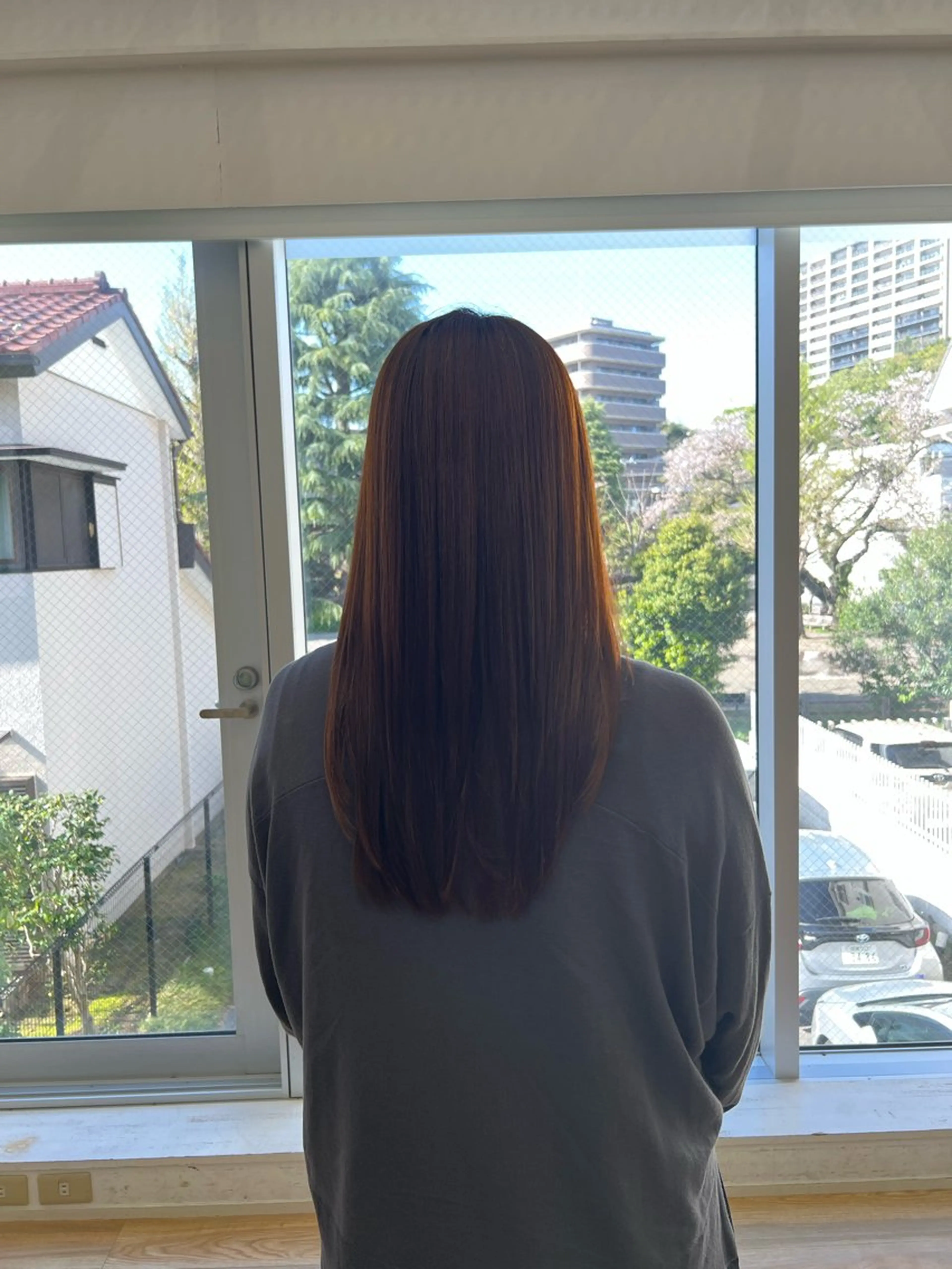 セミロング パーマ ajuga所属・hama yukiのヘアスタイル