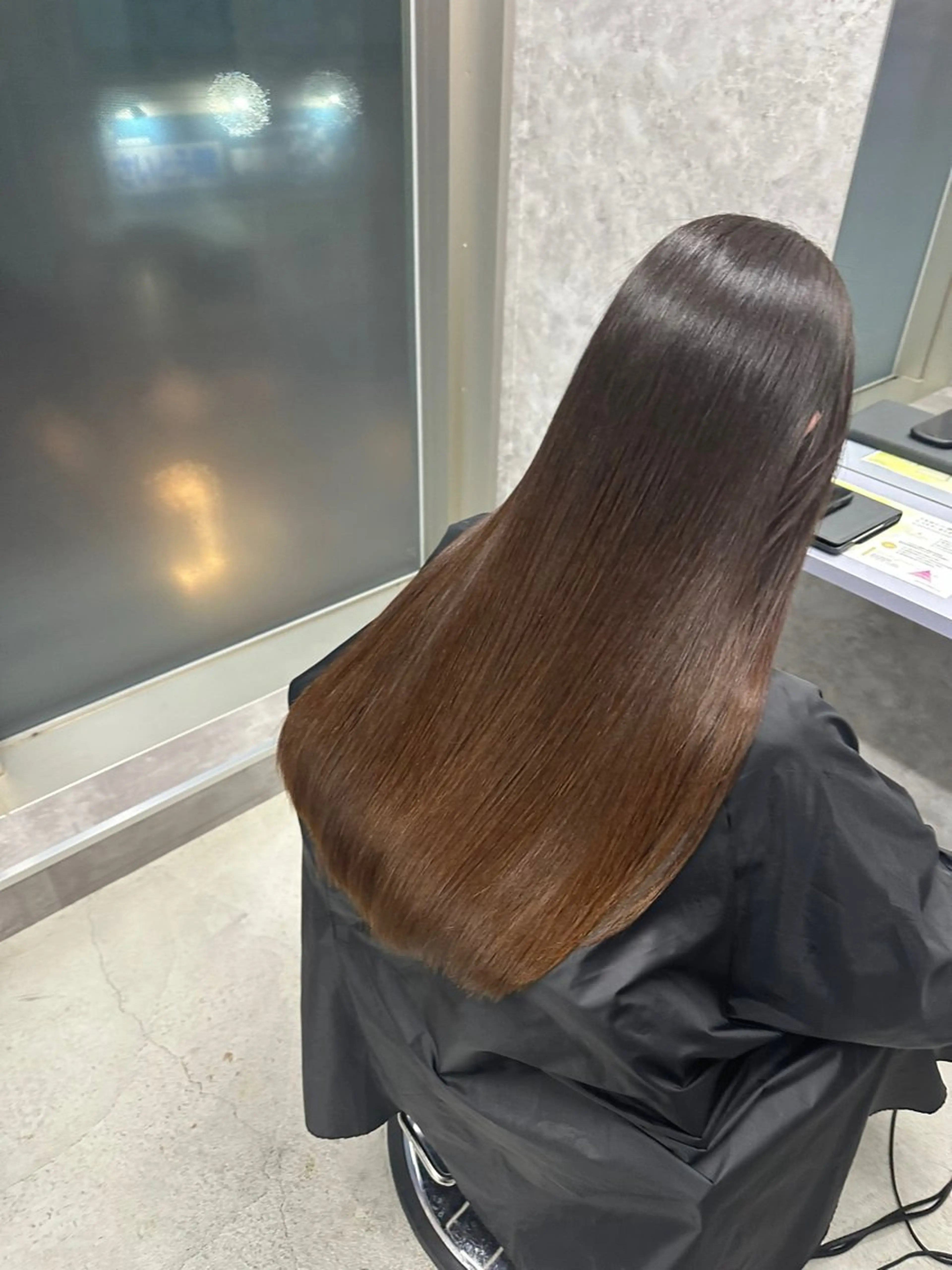 カット+ネオメテオ髪質改善ストレート+トリートメントの写真