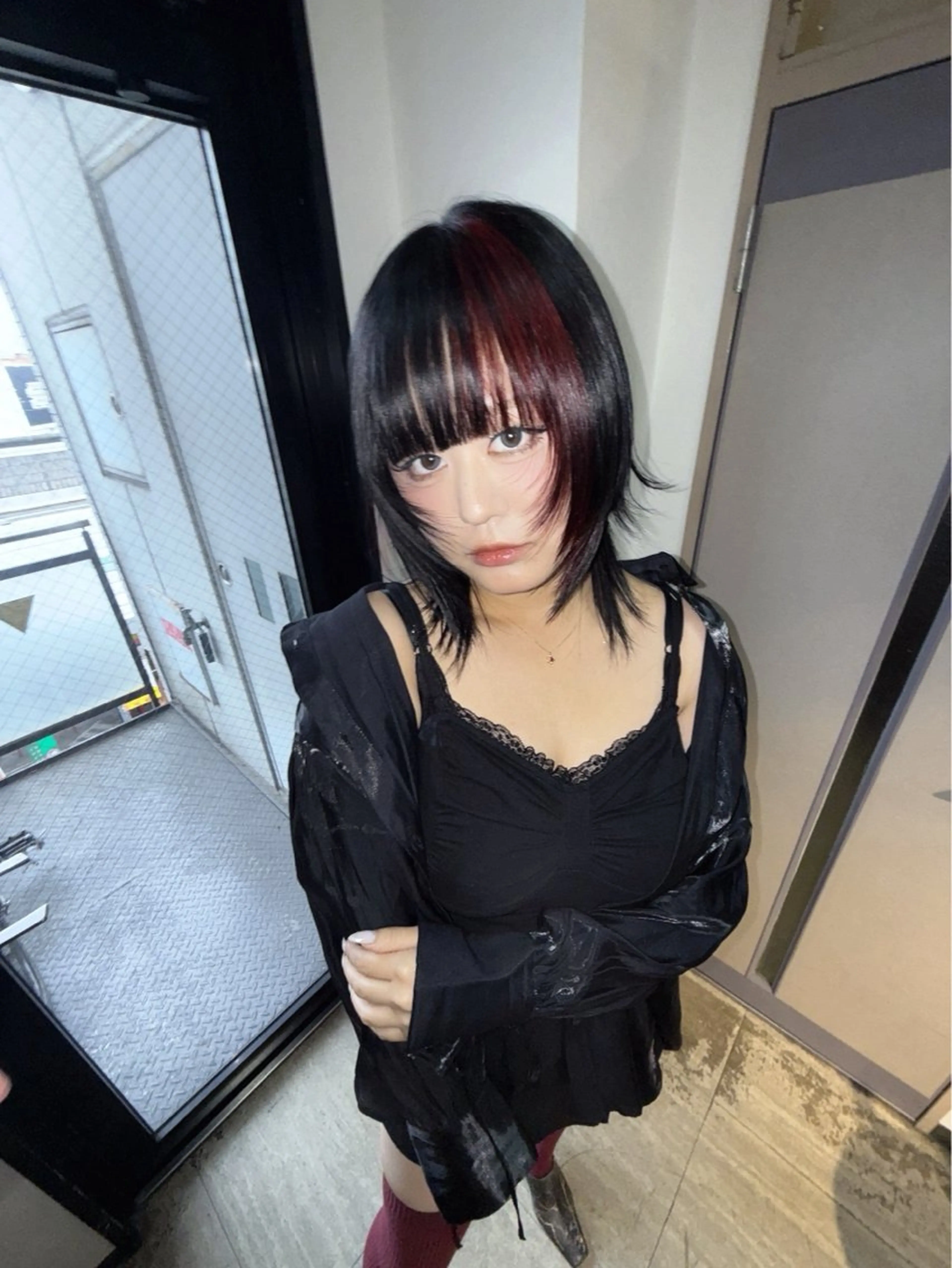 ミディアム 文屋 颯のヘアスタイル