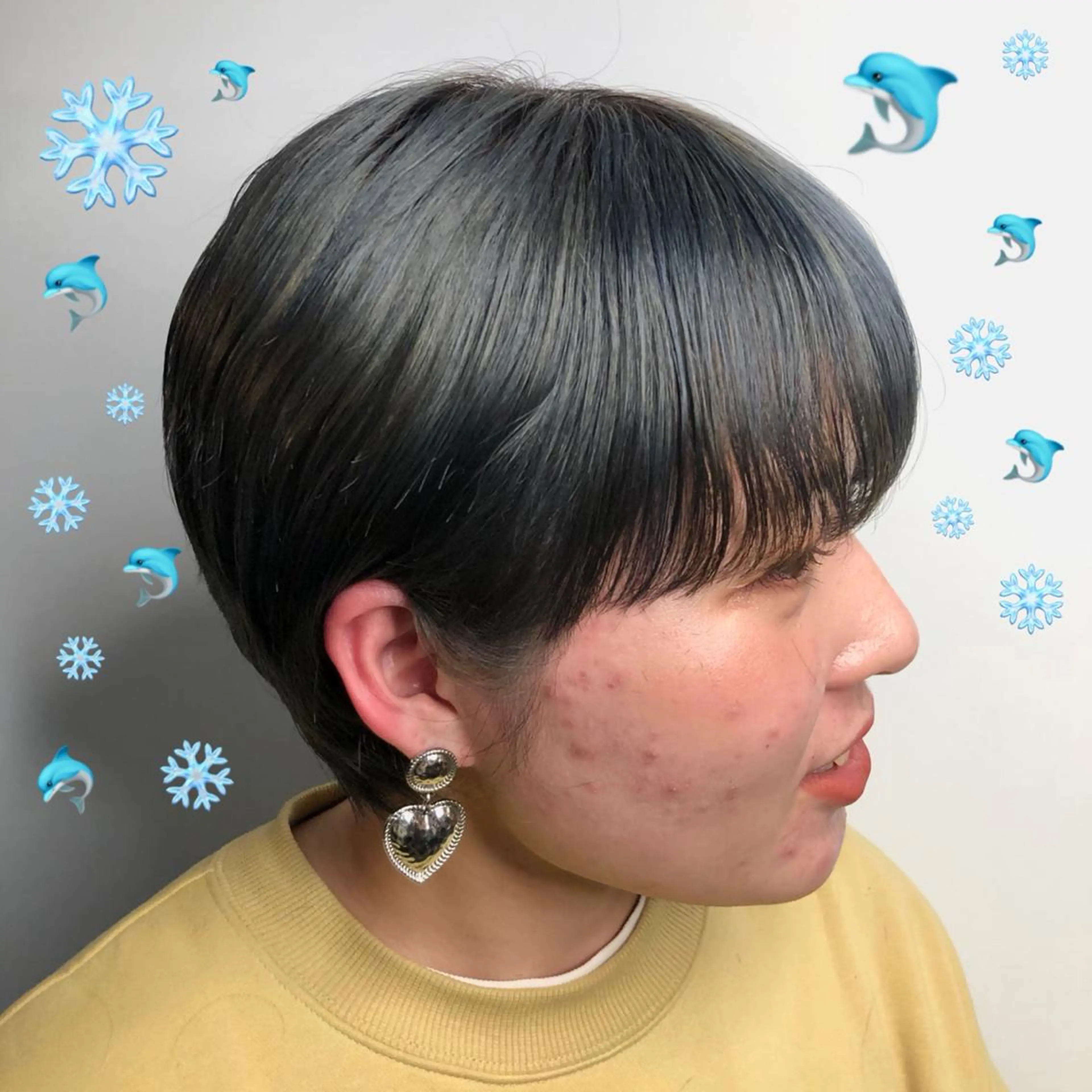 ショート カラー ブルーカラー カット 🍊🍊COコ かぢあおい🍊🍊のヘアスタイル