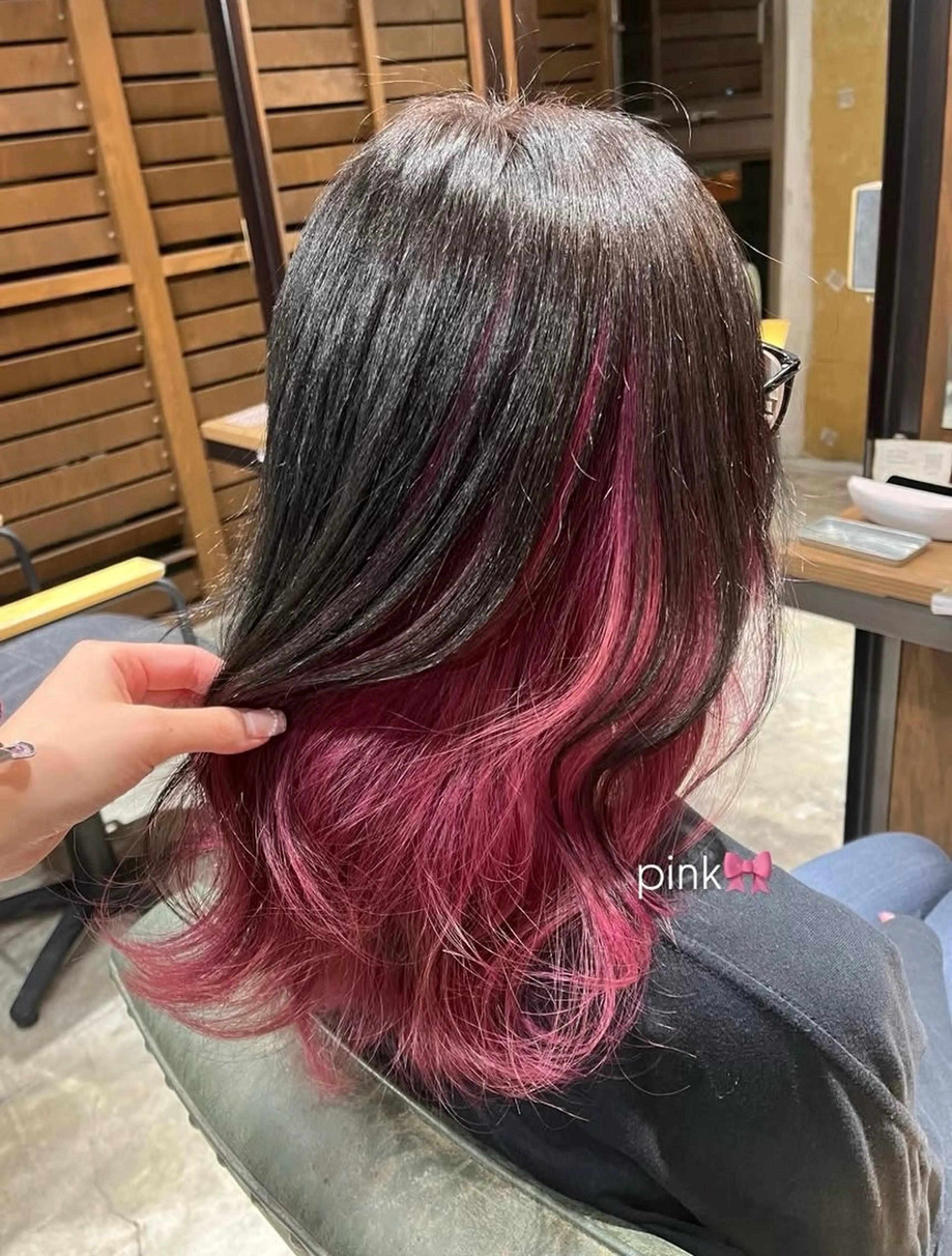 ミディアム カラー ベージュカラー ブリーチ ブルーカラー ダブルカラー グラデーションカラー 🫟Blanco🫟 Color&Careのヘアスタイル