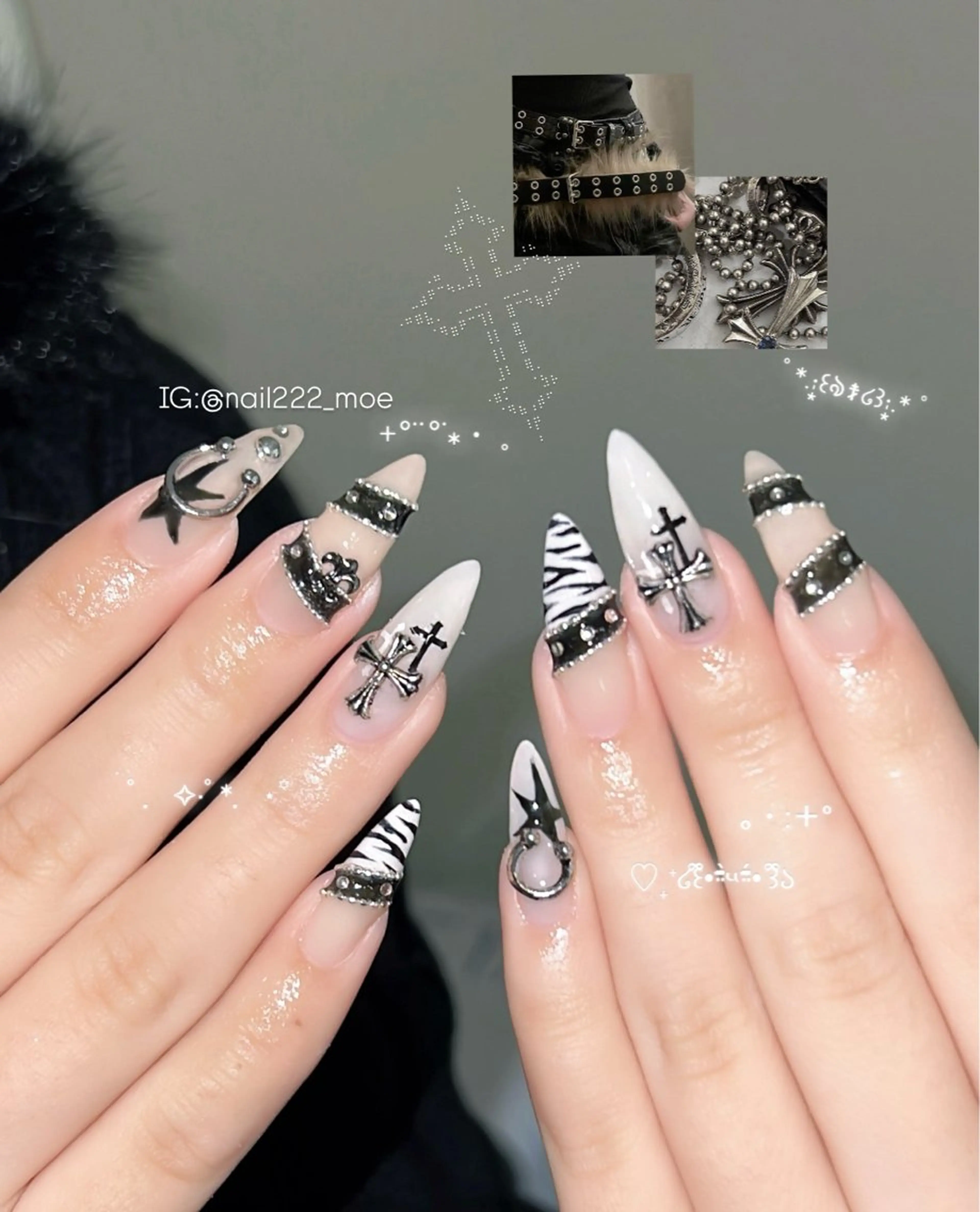 ネイル ハンドネイル ⟡.*222⋰˚☆ MöEのネイルデザイン