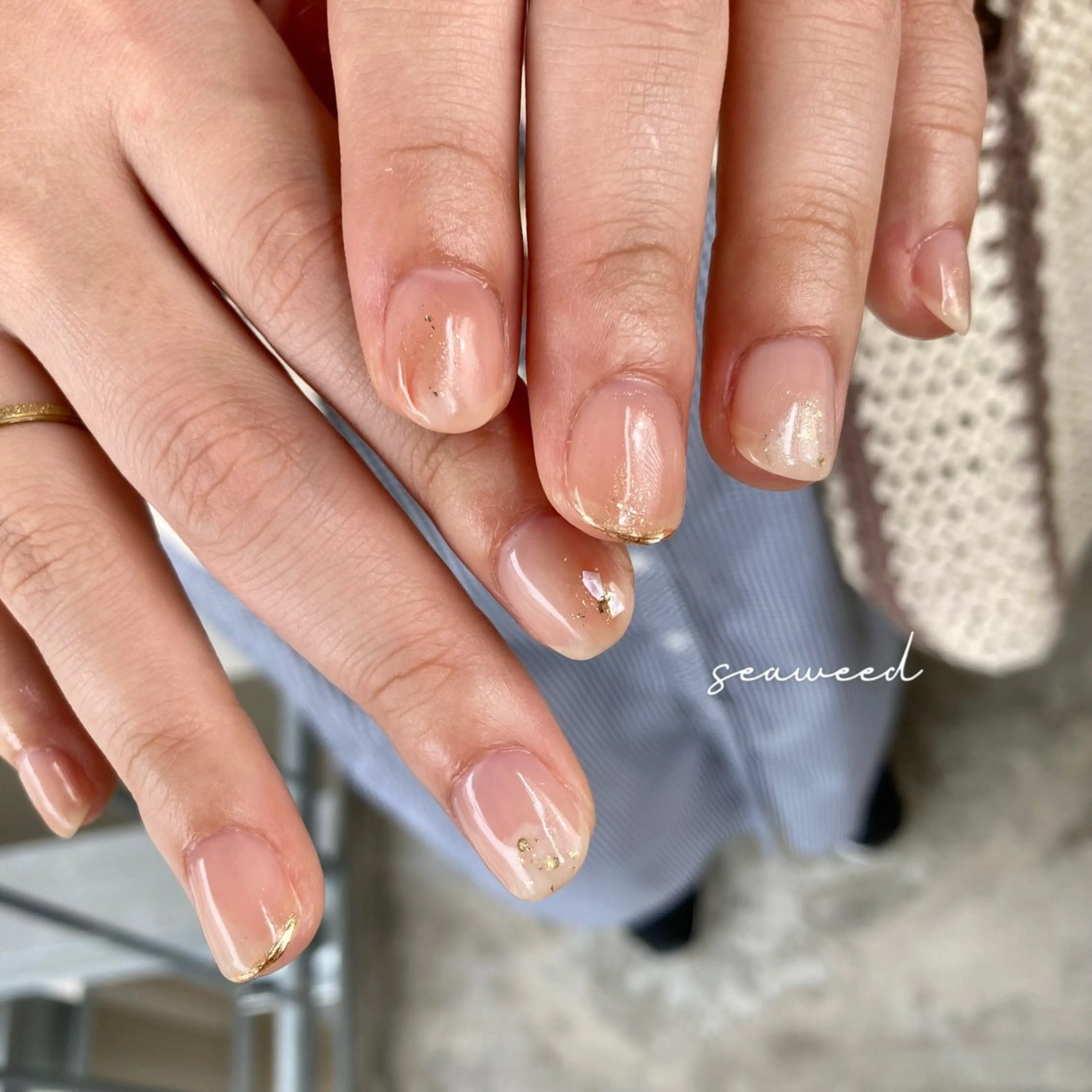 ネイル ハンドネイル seaweed nailのネイルデザイン