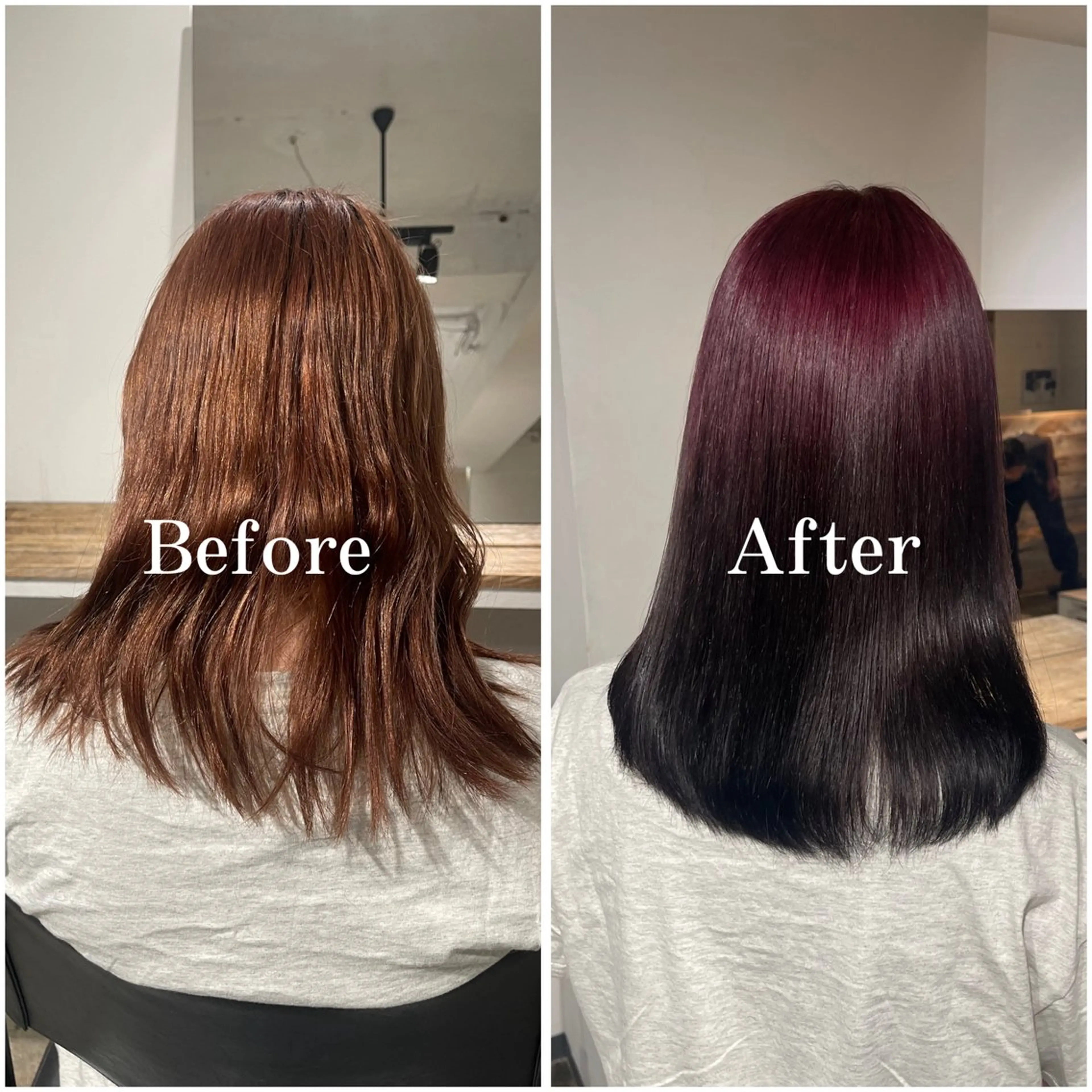 セミロング カラー ブリーチ デザインカラー ハイトーンカラー ヘアカラー トリートメント ヘッドスパ ムラ修正/ ハイトーン💖Riaのヘアスタイル