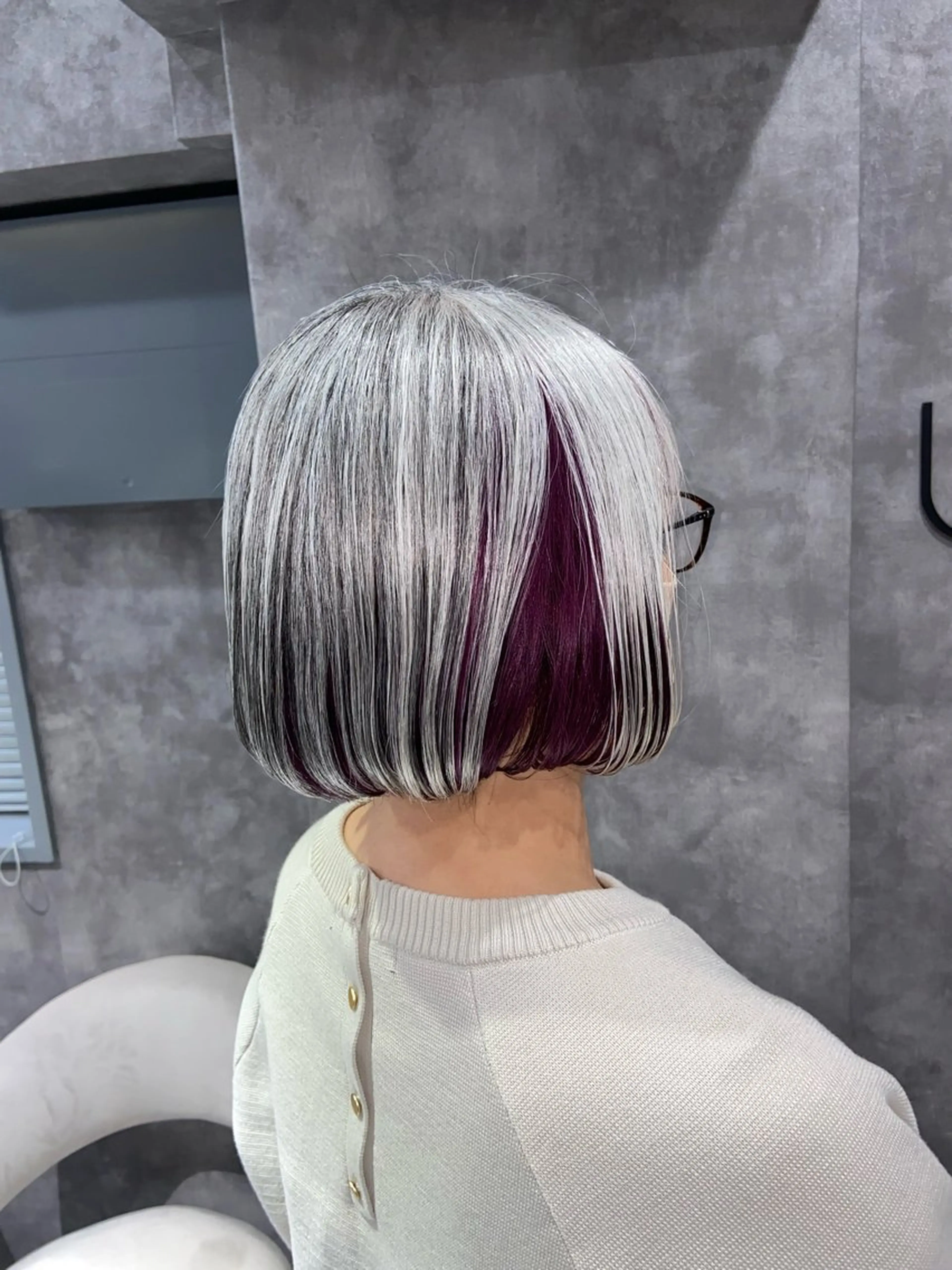 ミディアム ヘアカラー トリートメント 🦉静かに過ごしたい 方、個室席🦉タナカのヘアスタイル