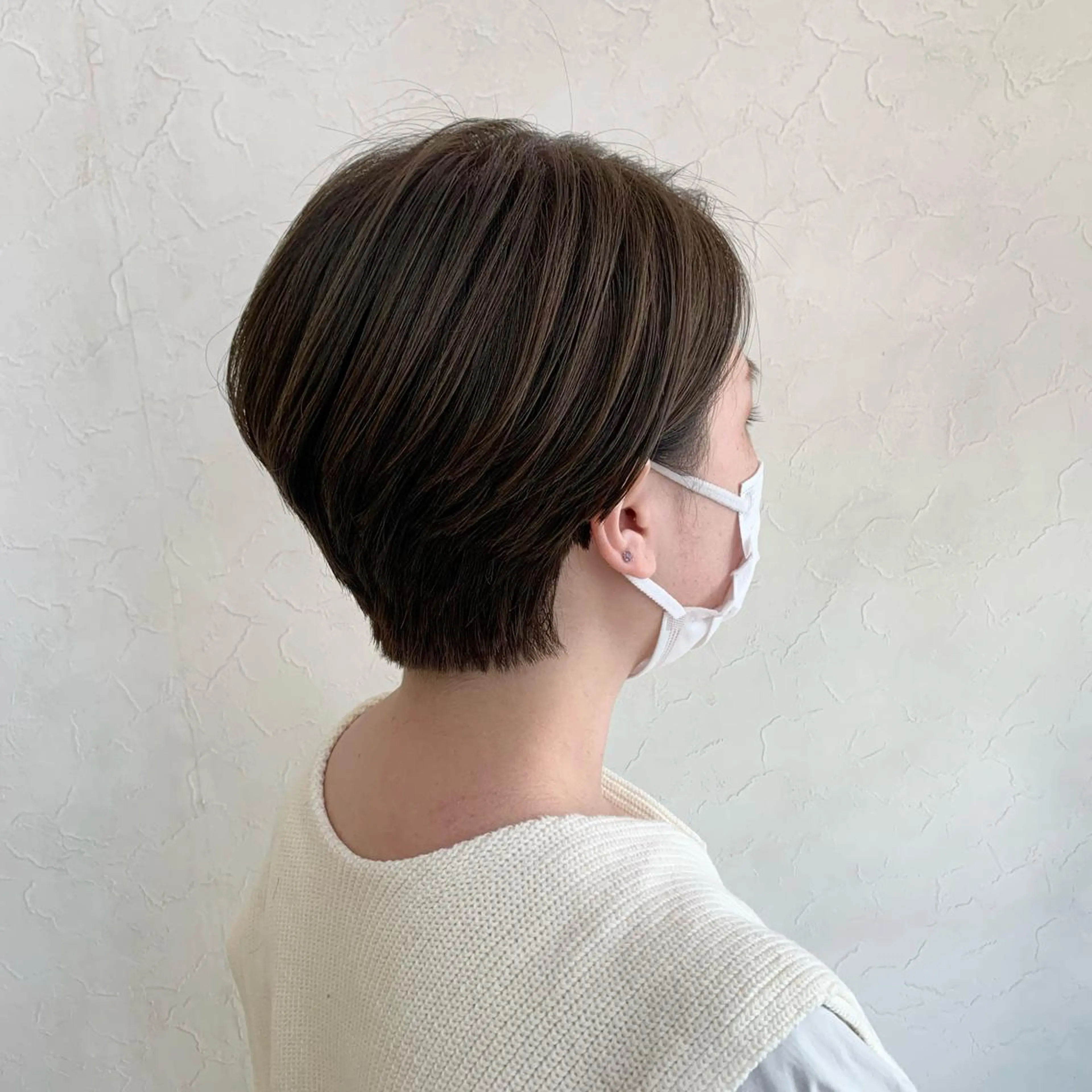 ショート カラー ハイライトカラー ハイライト ショートヘア ヘアカラー トリートメント Liberty 店長 TAJIMAのヘアスタイル