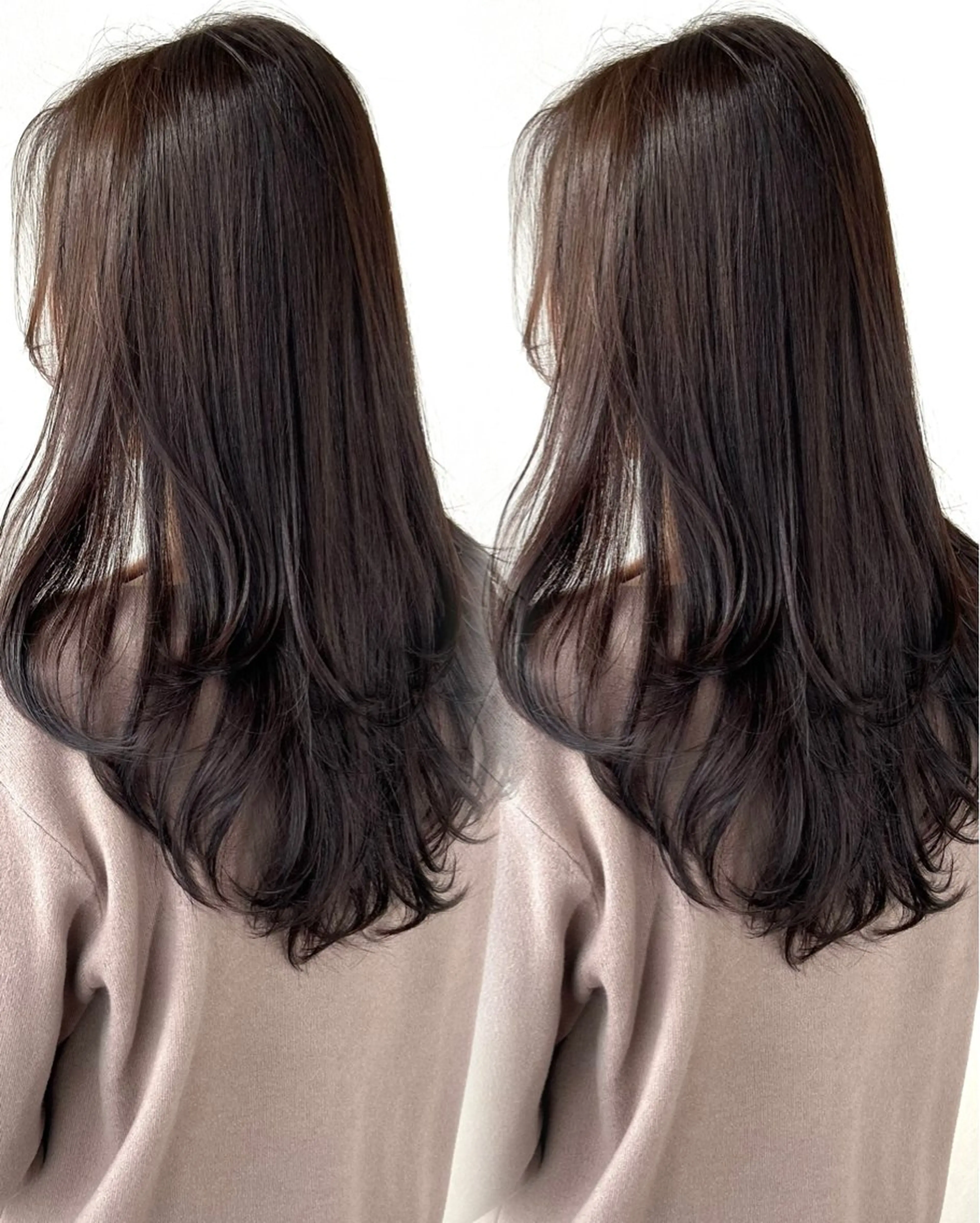 ロング カラー レイヤーカット 🫧ショート・レイヤ ー・縮毛矯正🫧のヘアスタイル