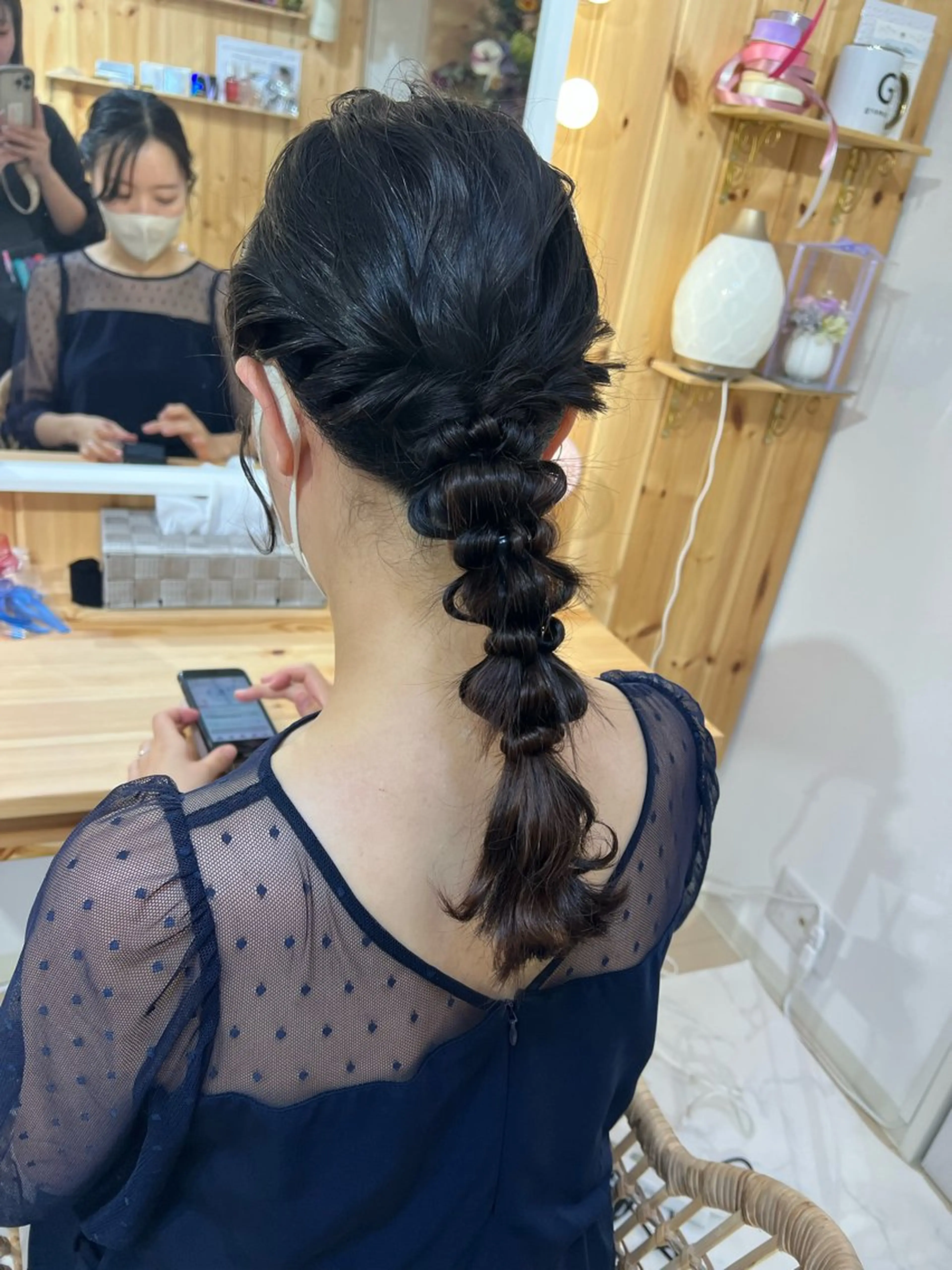ロング ヘアセット ヘアメイク🎀 佐野 妃都美のヘアスタイル