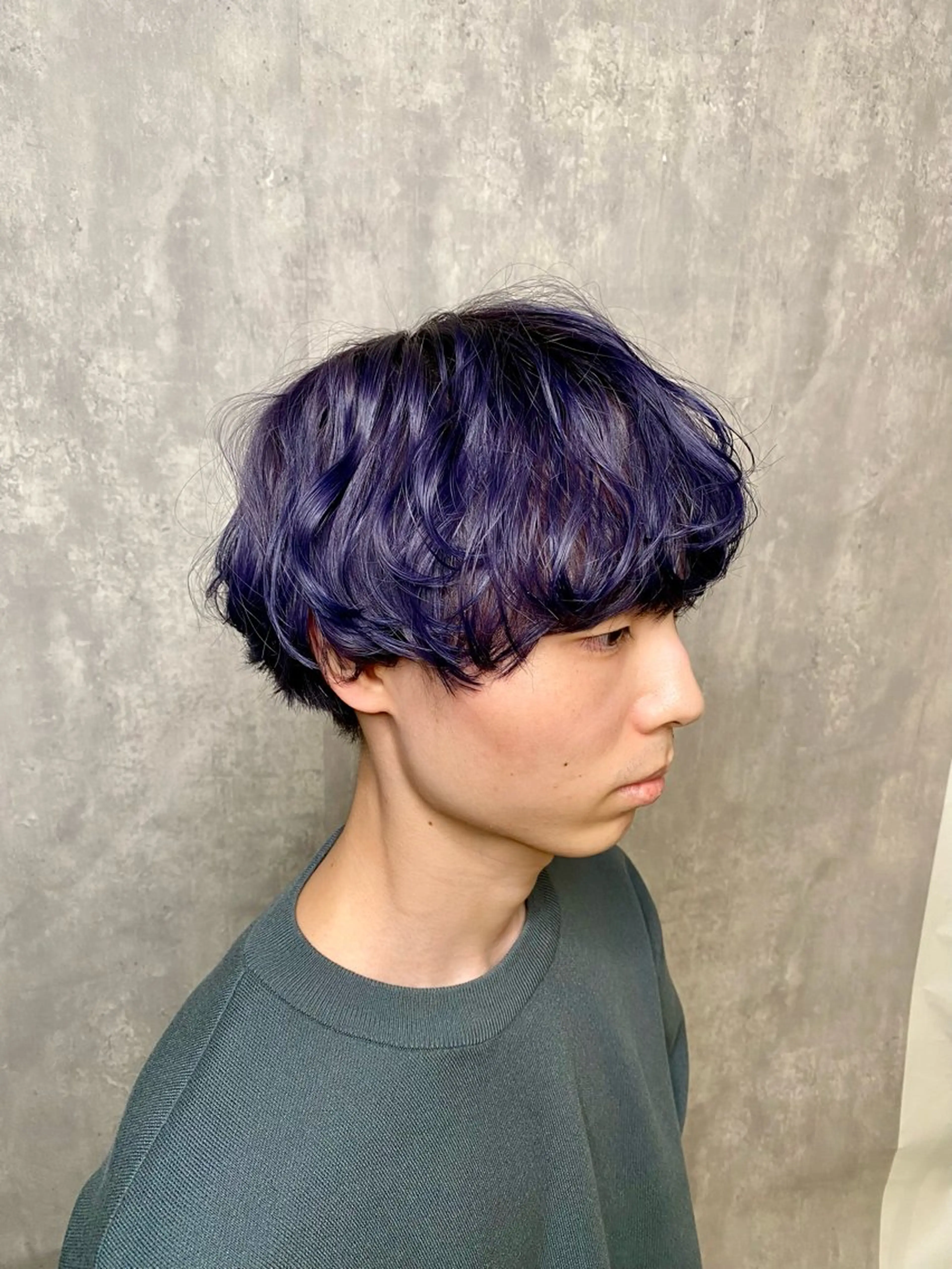 ショート カラー メンズ ヘアカラー トリートメント ヘッドスパ 💫miyu💫デザ インカラー/アレンジのヘアスタイル