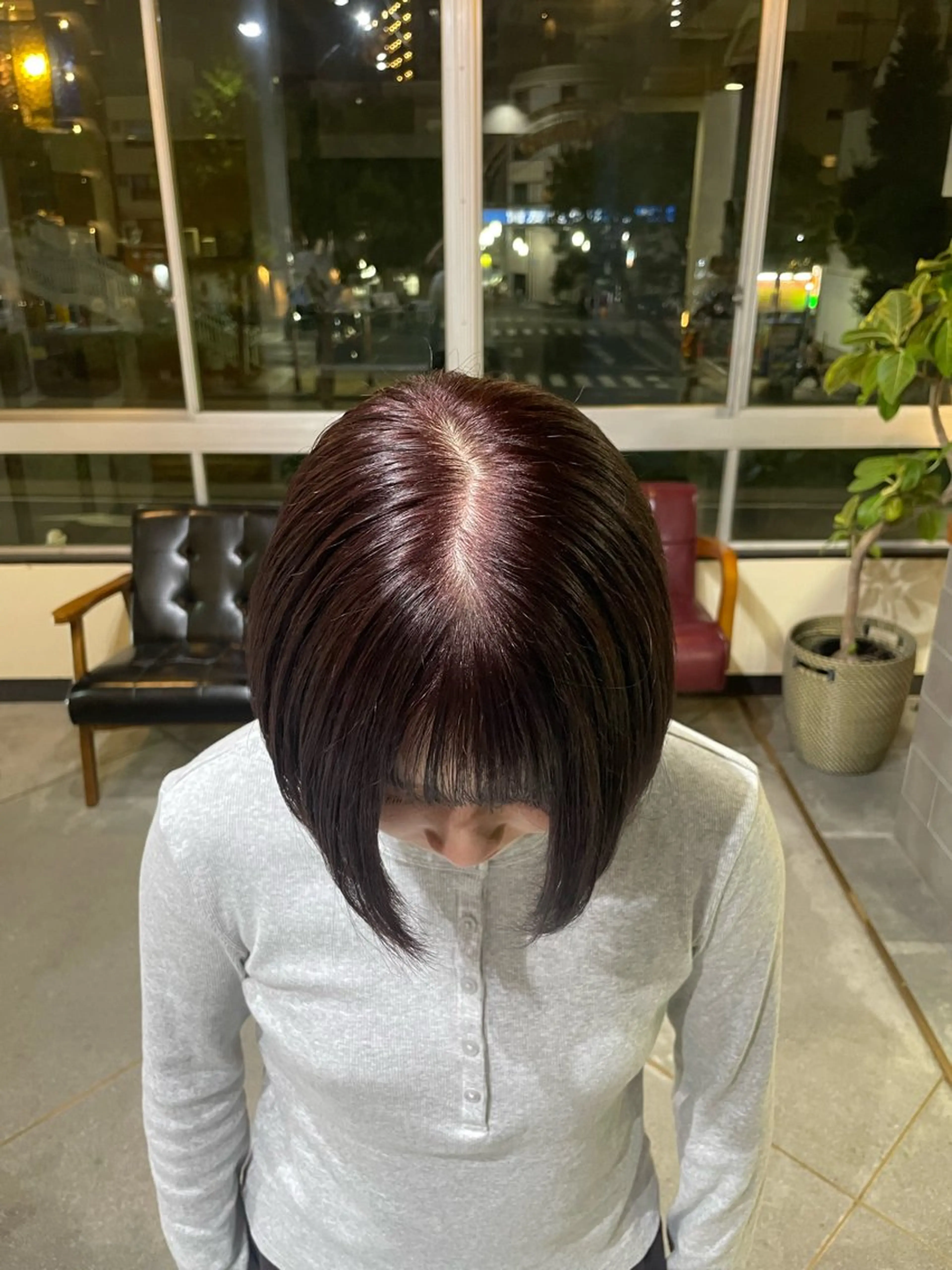 one color (ブリーチなし)+ oggi otto 4step トリートメント🥣の写真