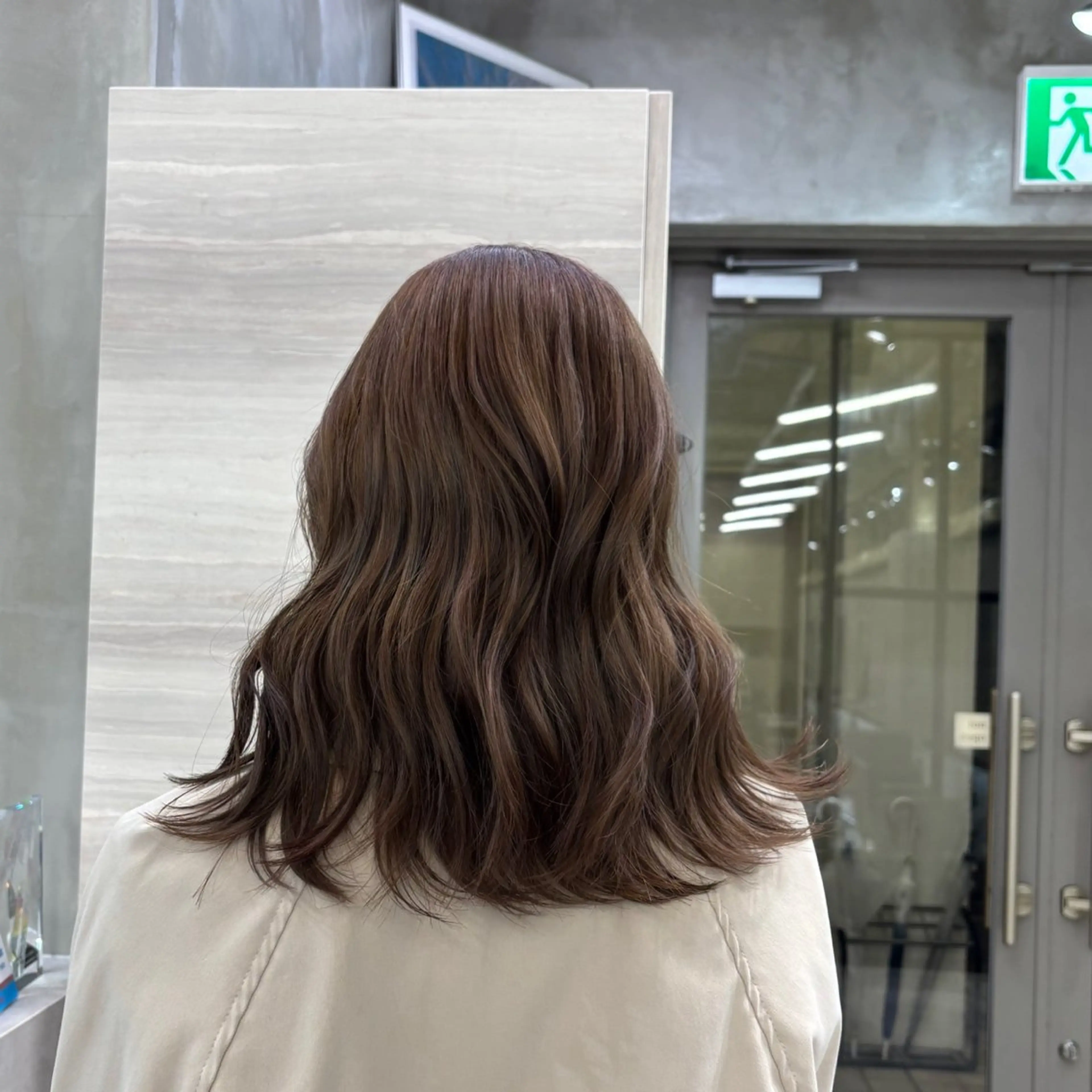 ミディアム カラー ブリーチ 透明感カラー ブリーチなしカラー ヘアカラー The Path ARENのヘアスタイル