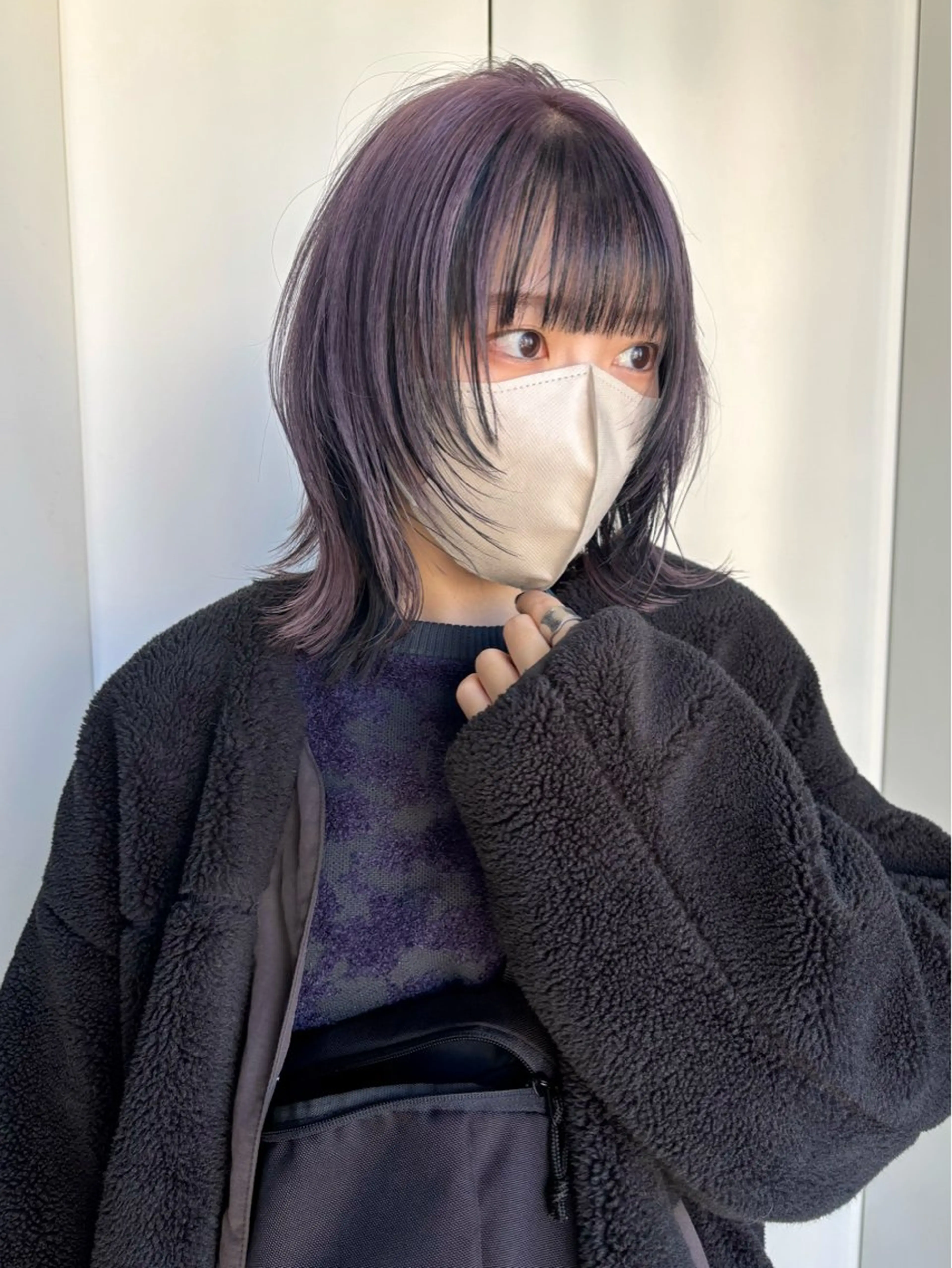 ミディアム カラー 流行りのレイヤーカッ ト得意💖akariのヘアスタイル