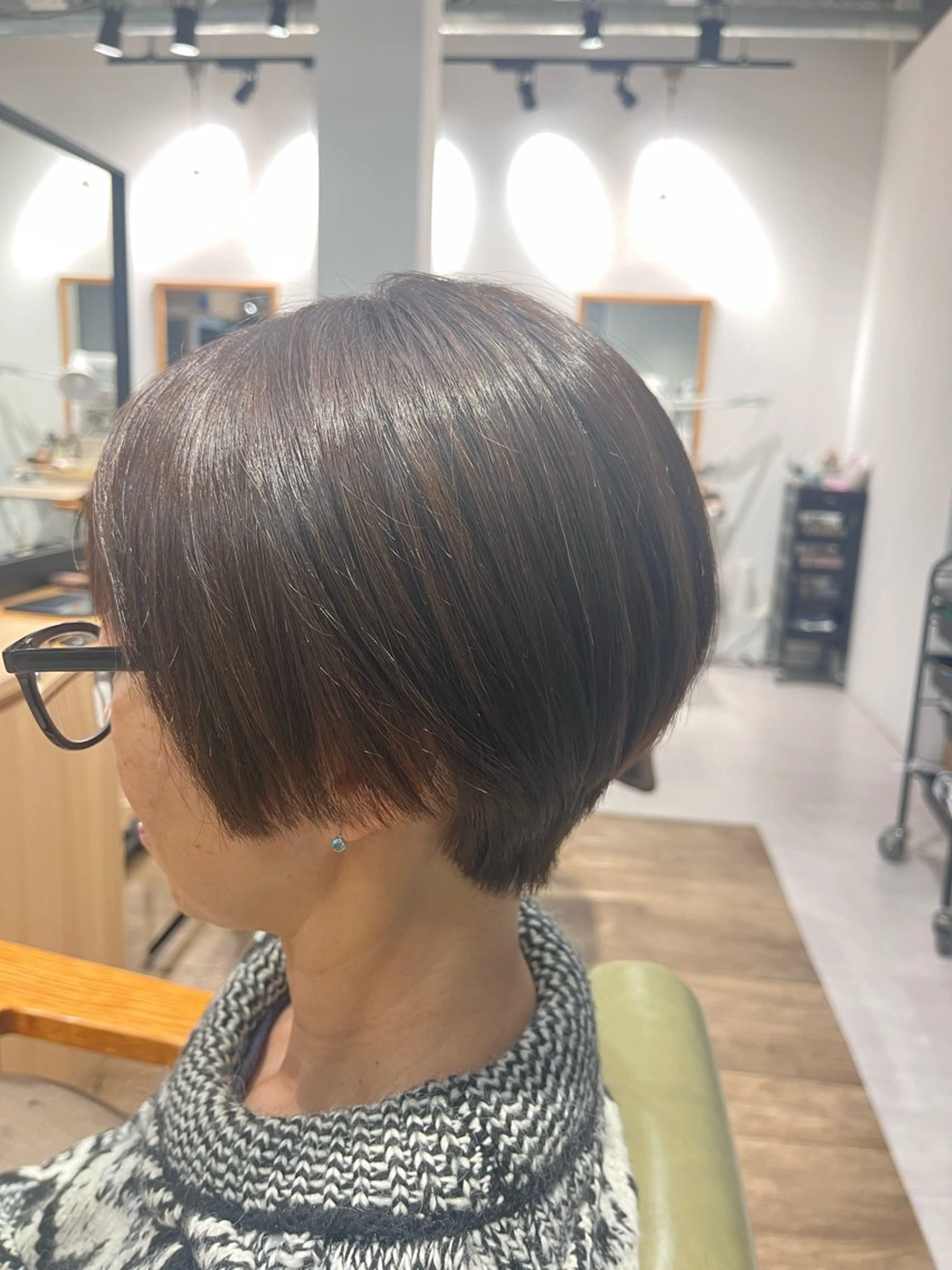 ショート カラー オリーブカラー ショートヘア カット ヘアカラー epic所属・武田 綺音のヘアスタイル