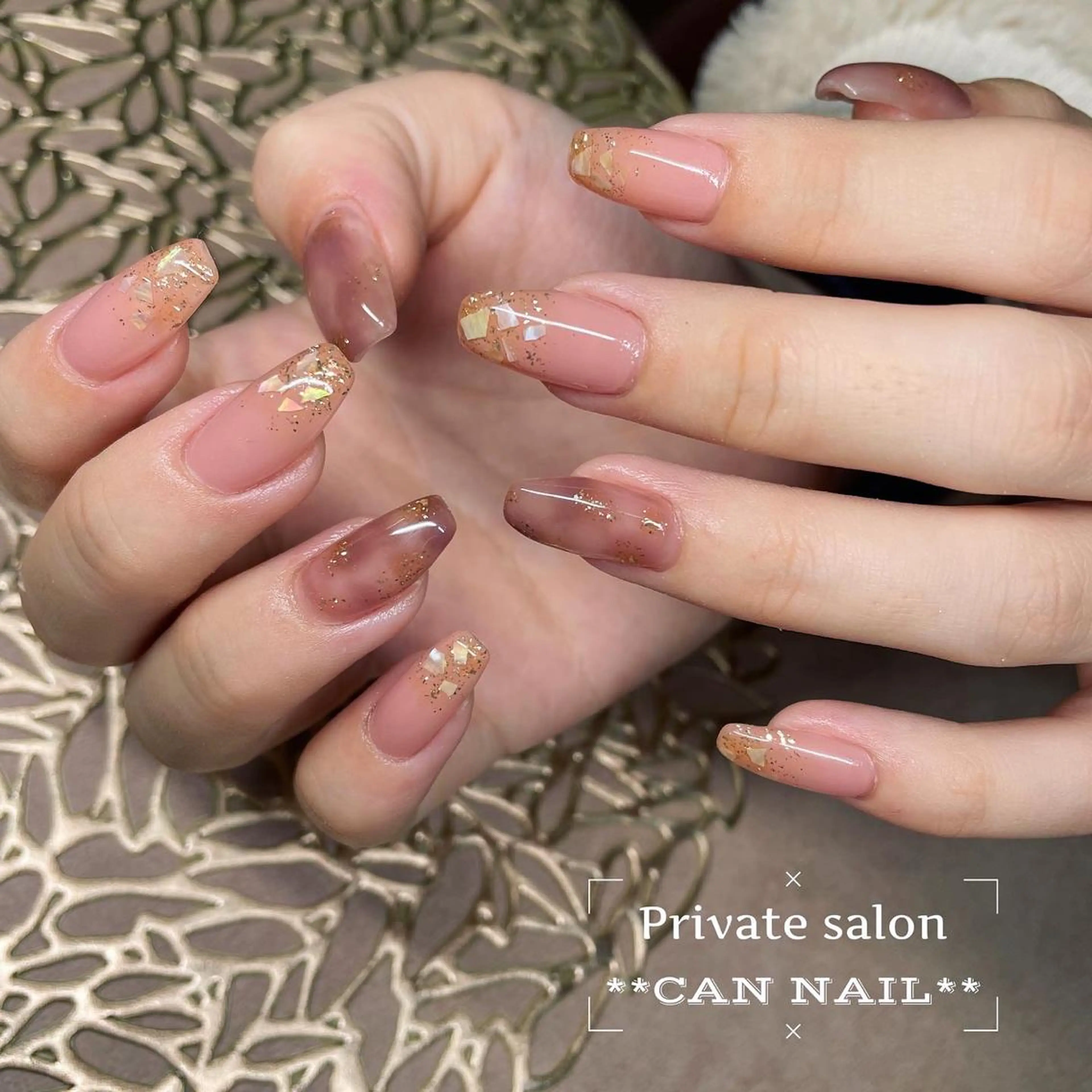 セミロング ネイル nail salon F cmのネイルデザイン